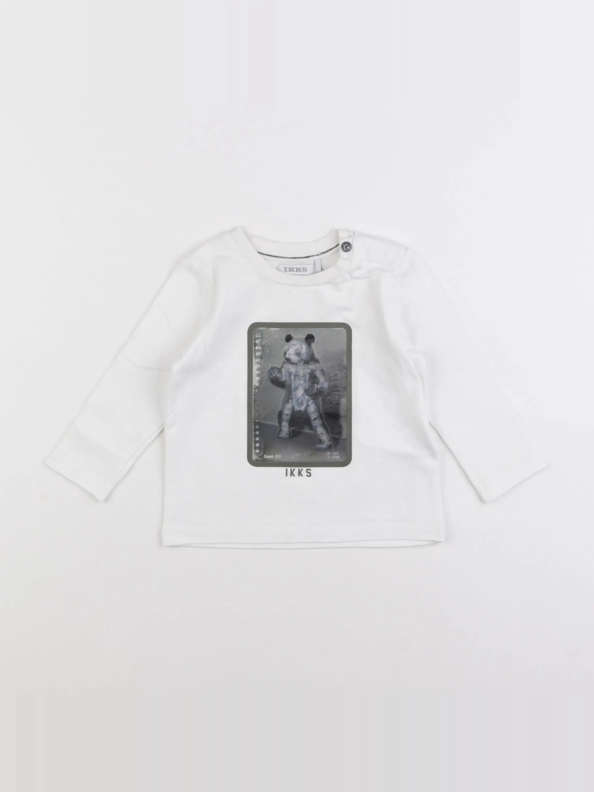 IKKS - tee-shirt blanc - 6 mois