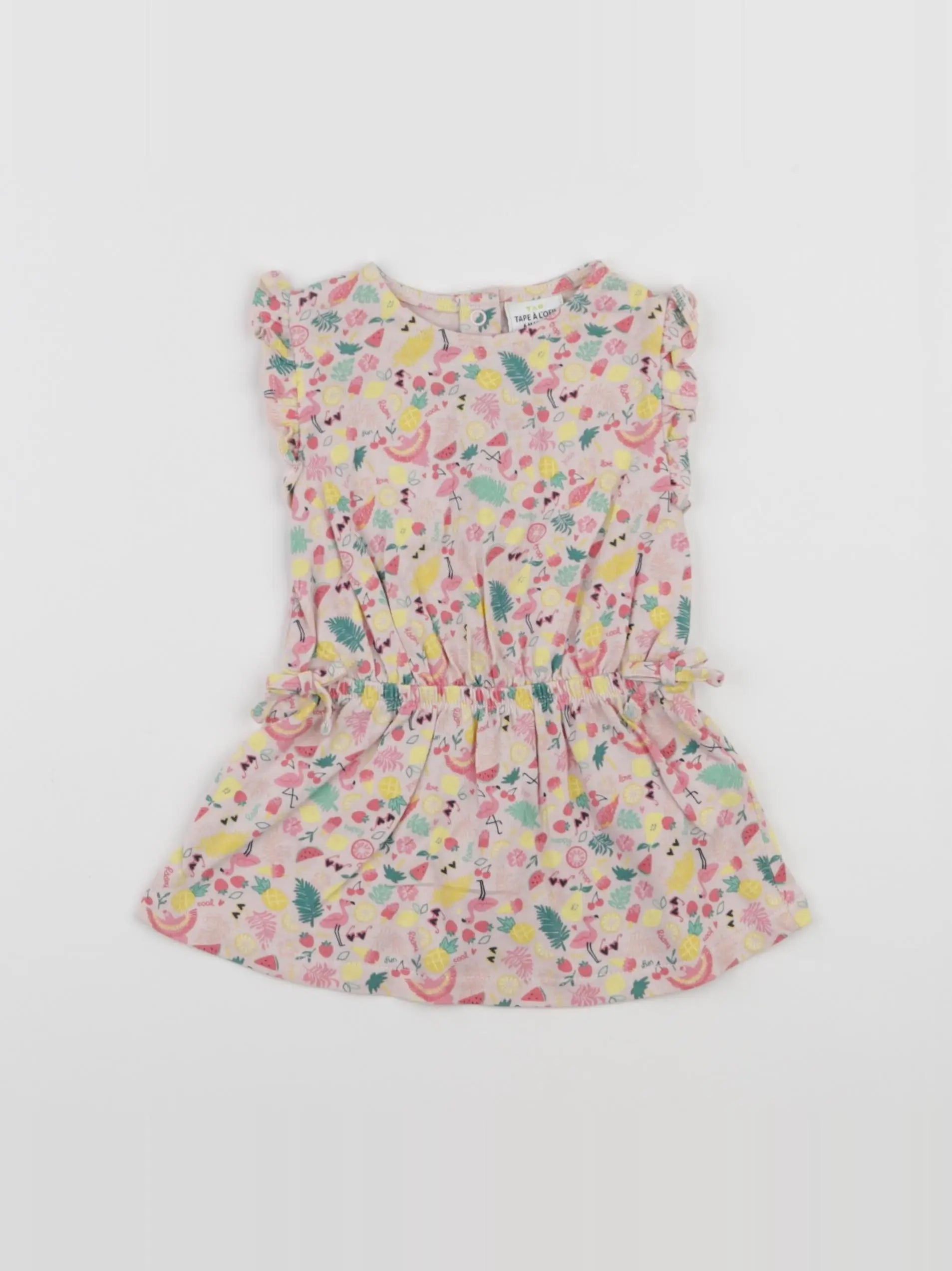 Tape à l'oeil - robe multicolore - 6 mois