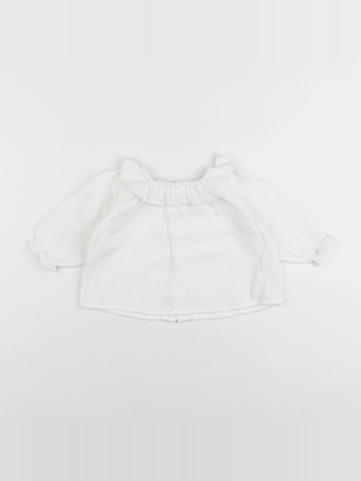 Bonton - blouse blanc - 6 mois