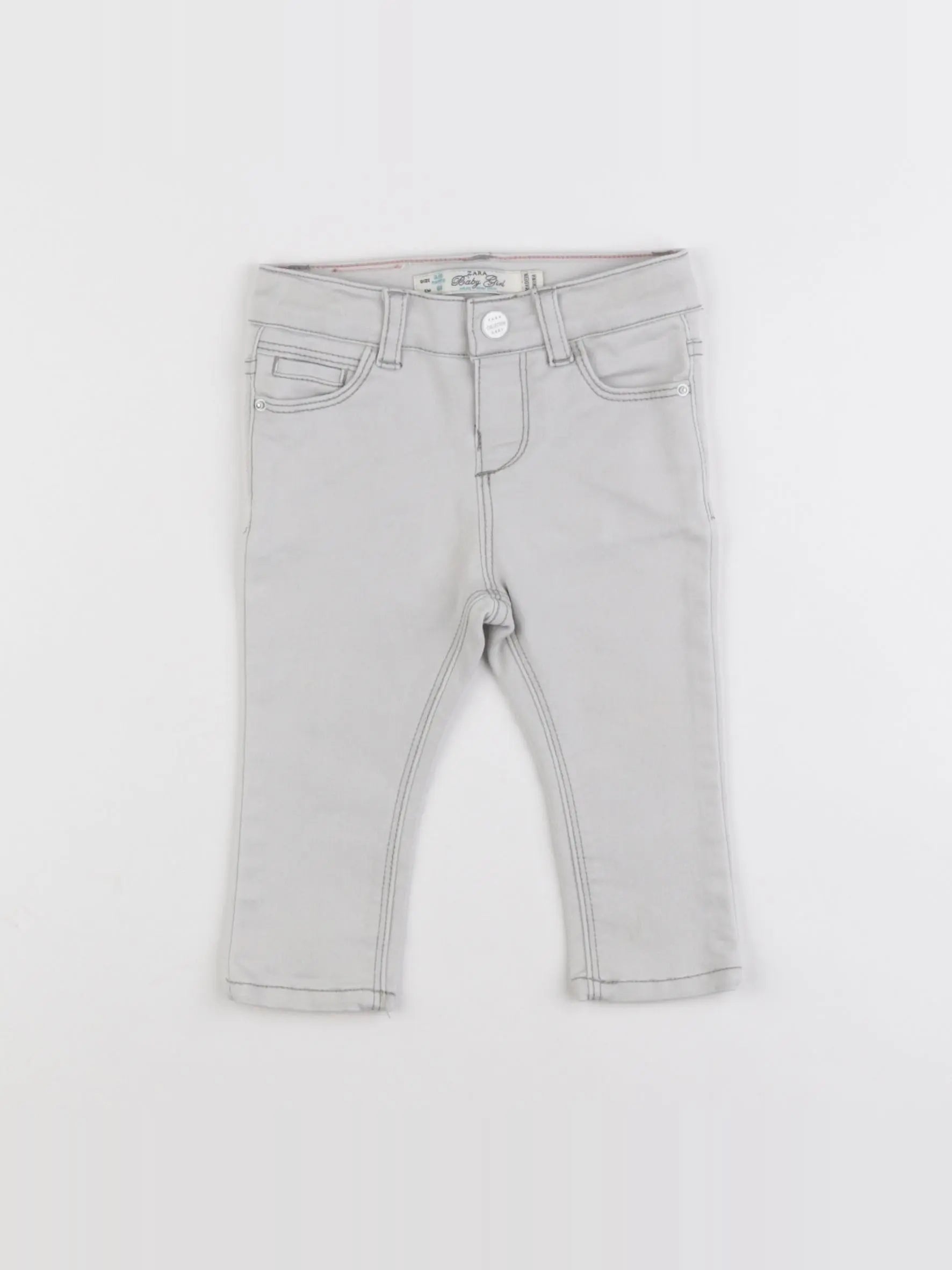 Zara - jean gris - 3/6 mois
