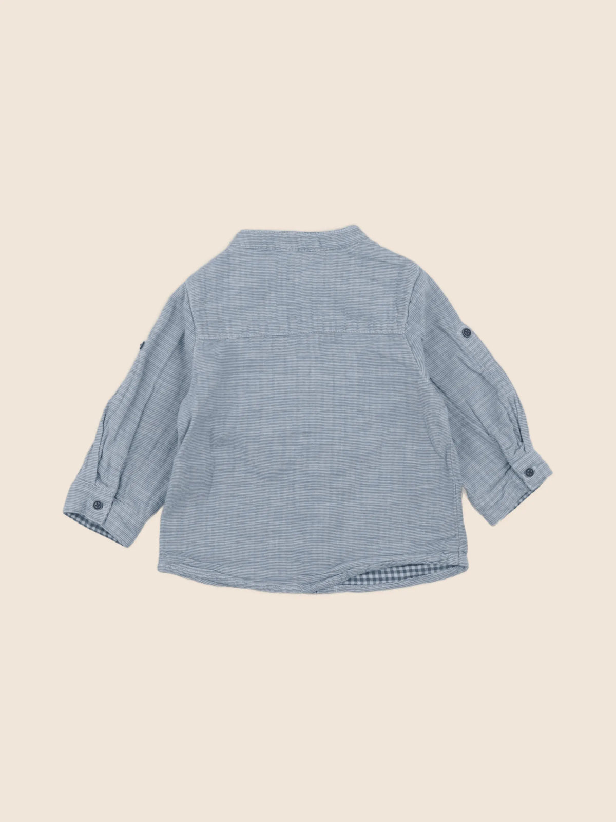 Tape à l'oeil - chemise bleu - 12 mois