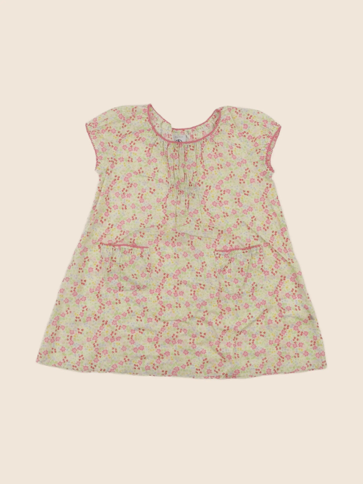 Petit Bateau - robe multicolore - 12 mois