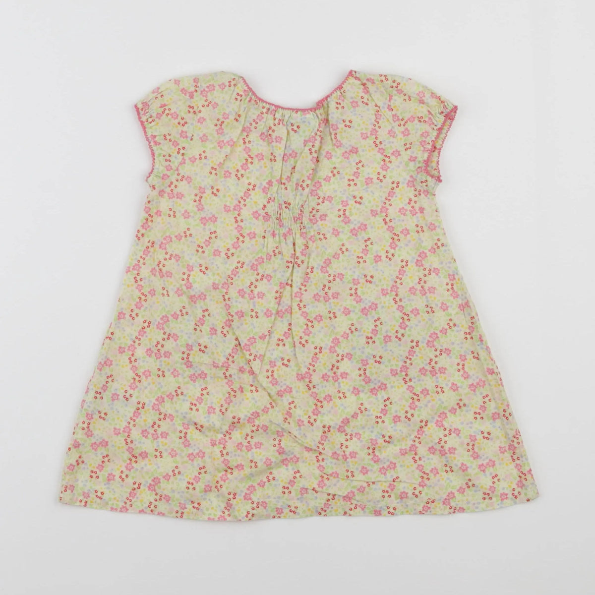 Petit Bateau - robe multicolore - 12 mois