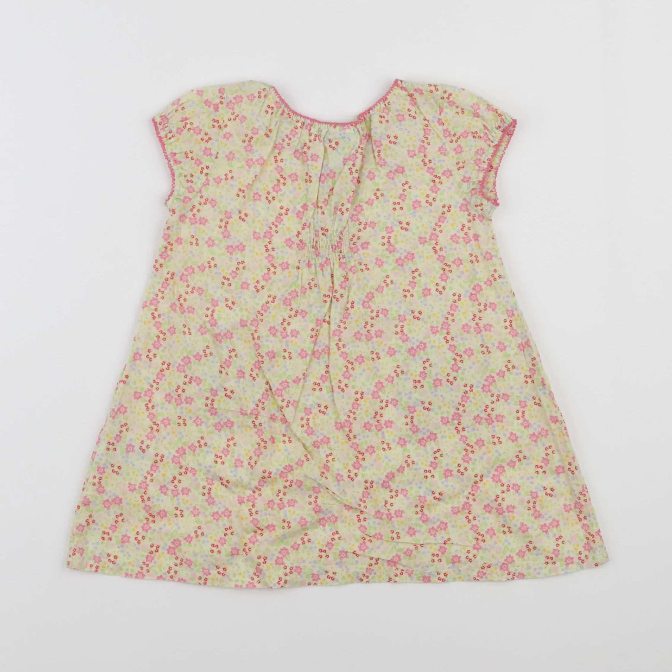 Petit Bateau - robe multicolore - 12 mois