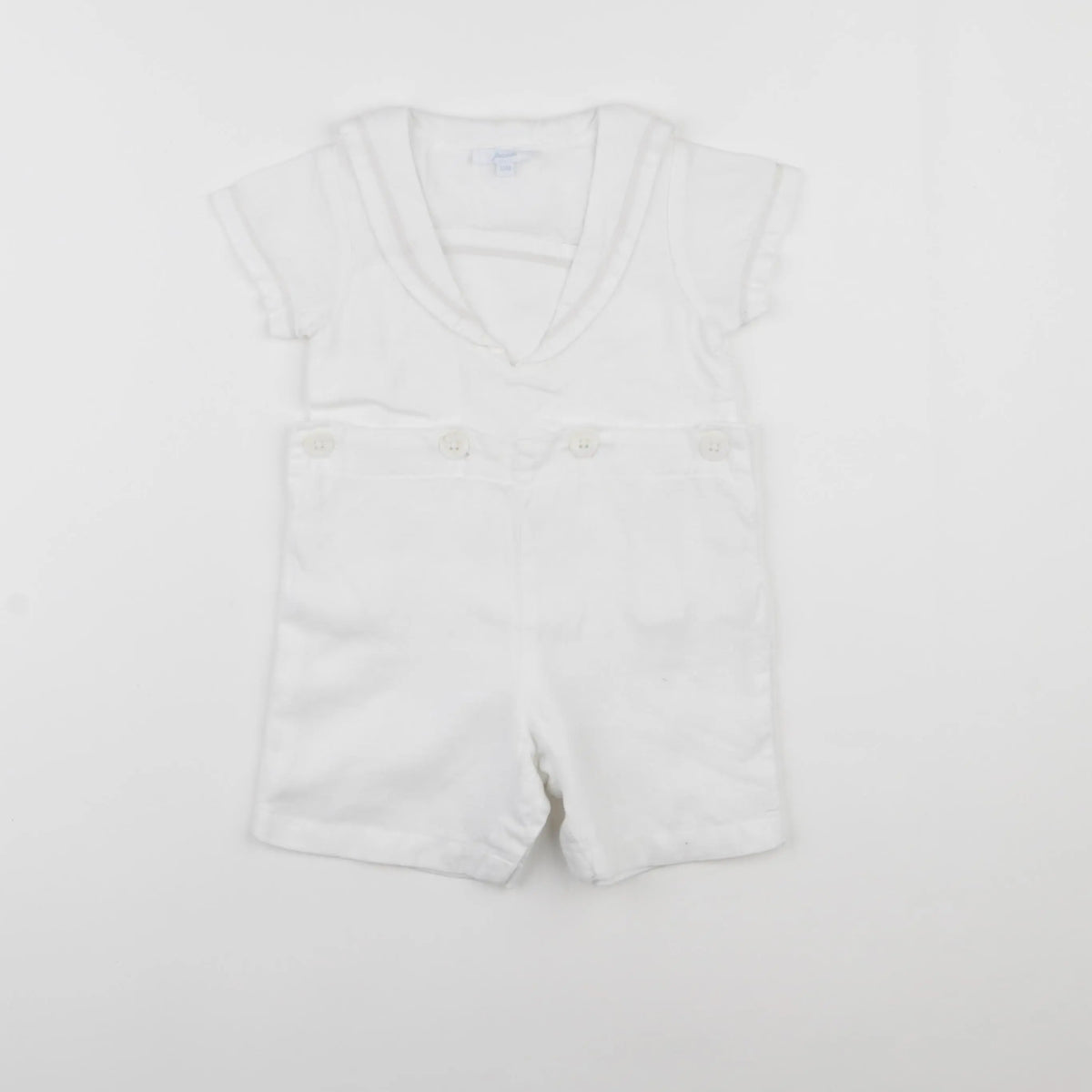 Jacadi - combinaison blanc - 12 mois