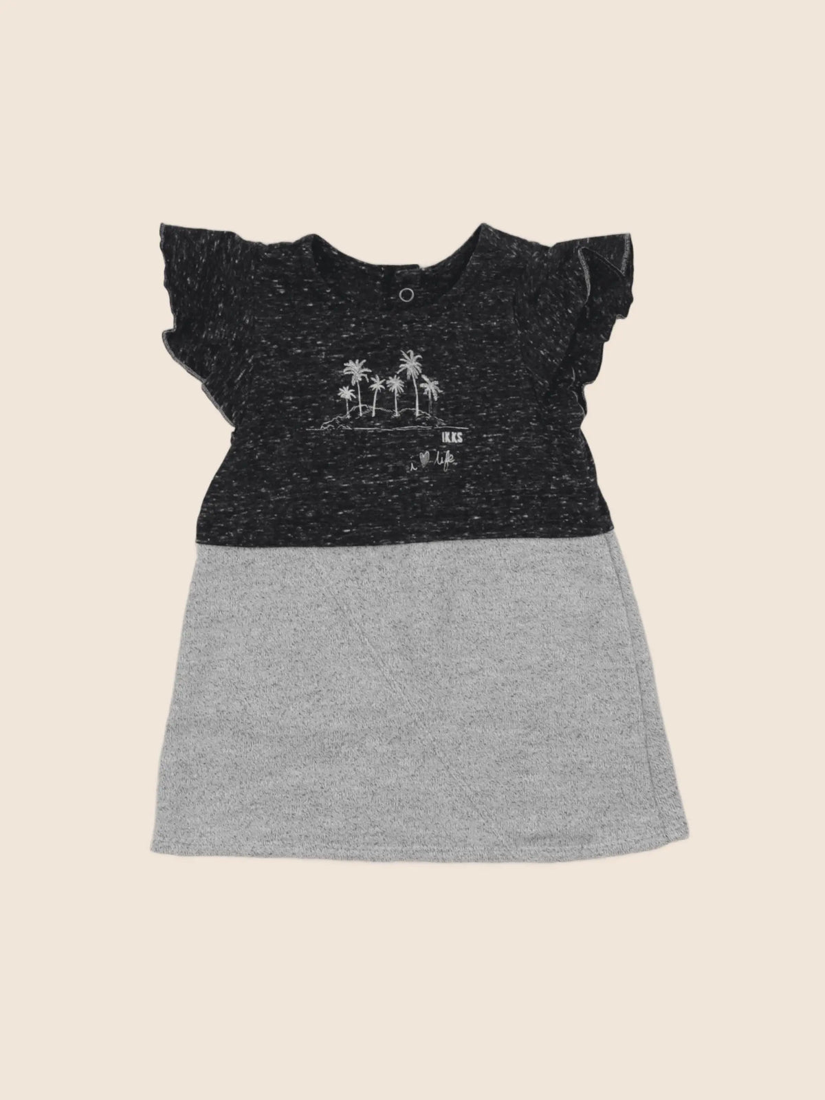 IKKS - robe gris - 6 mois