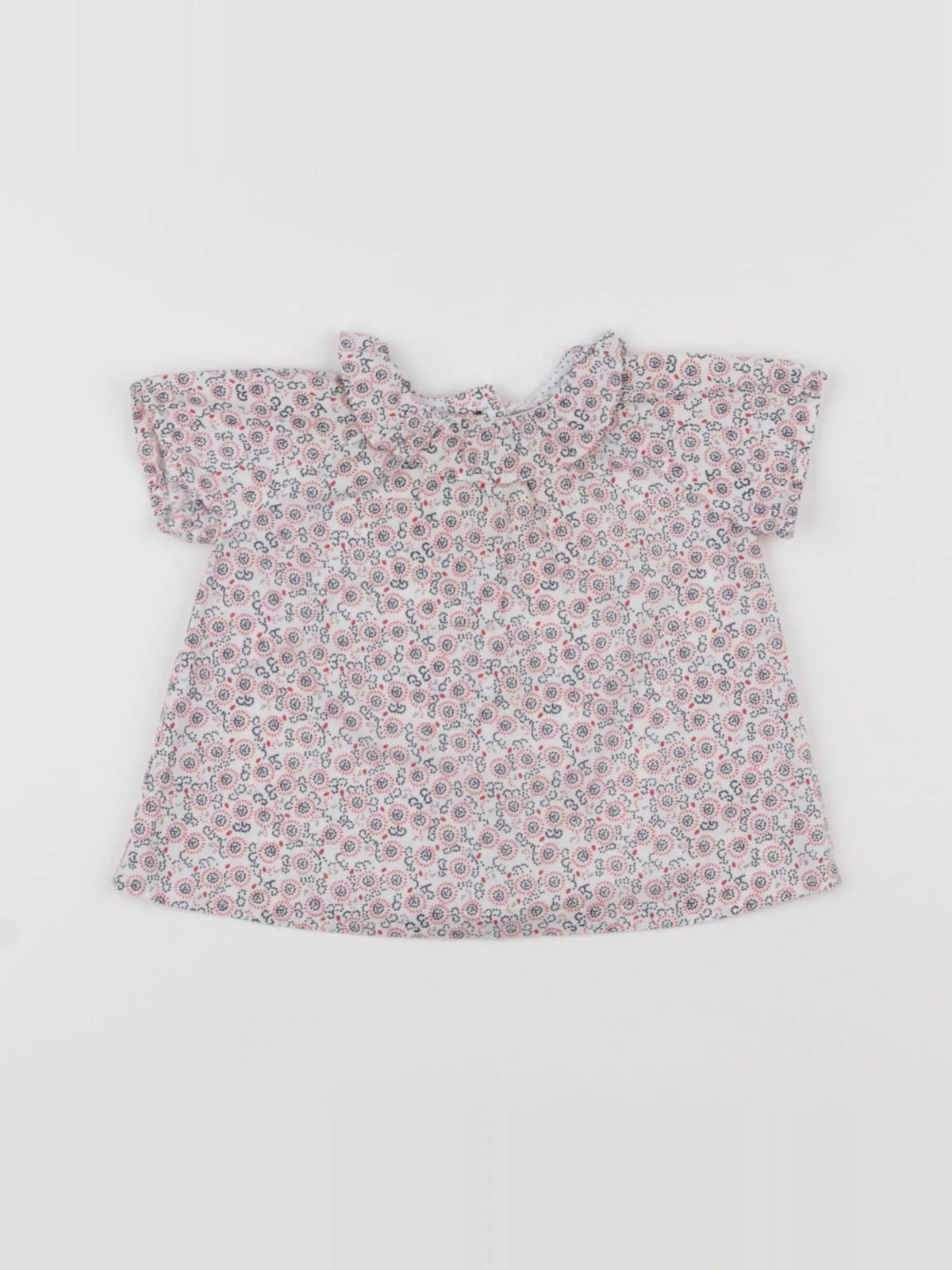 Petit Bateau - blouse multicolore - 6 mois