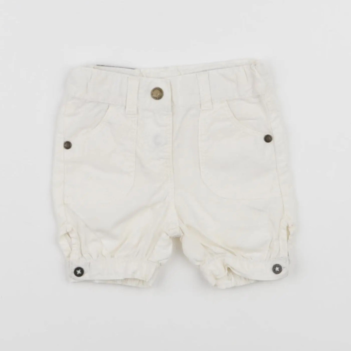 Vertbaudet - short blanc - 3 mois