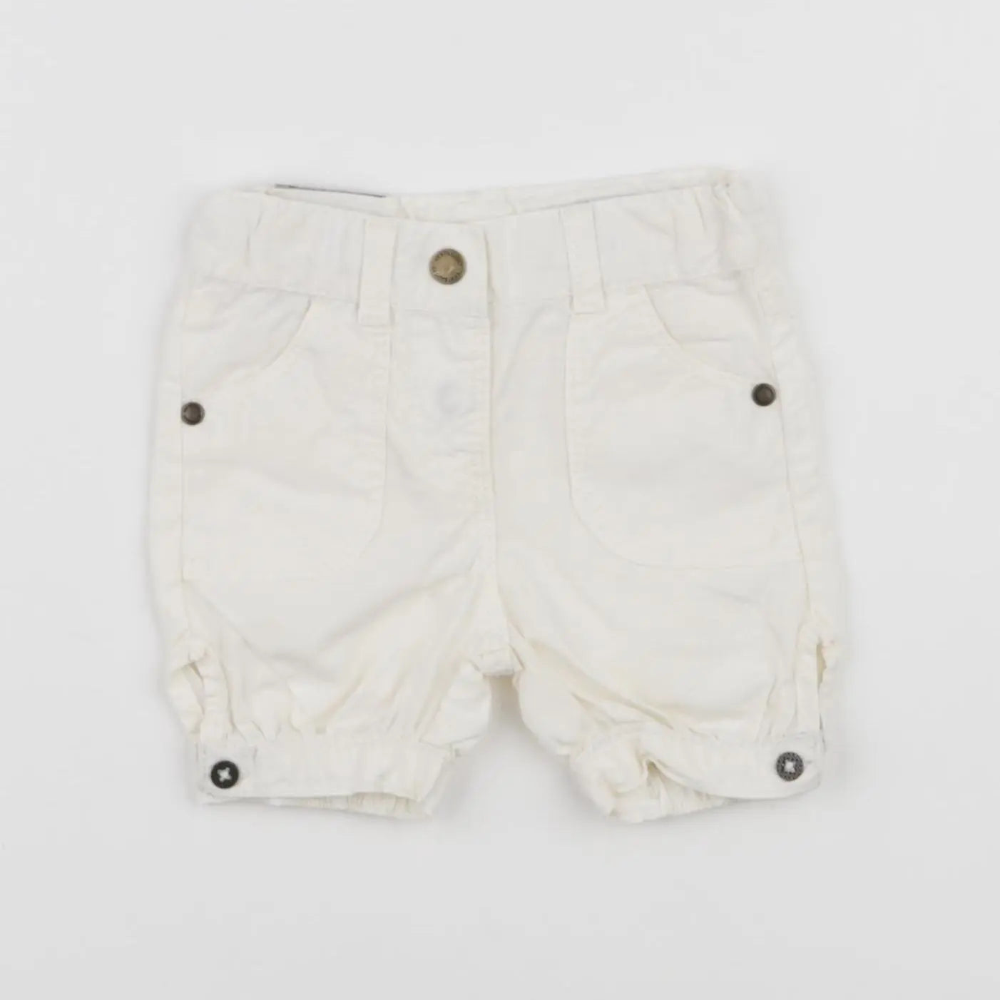 Vertbaudet - short blanc - 3 mois