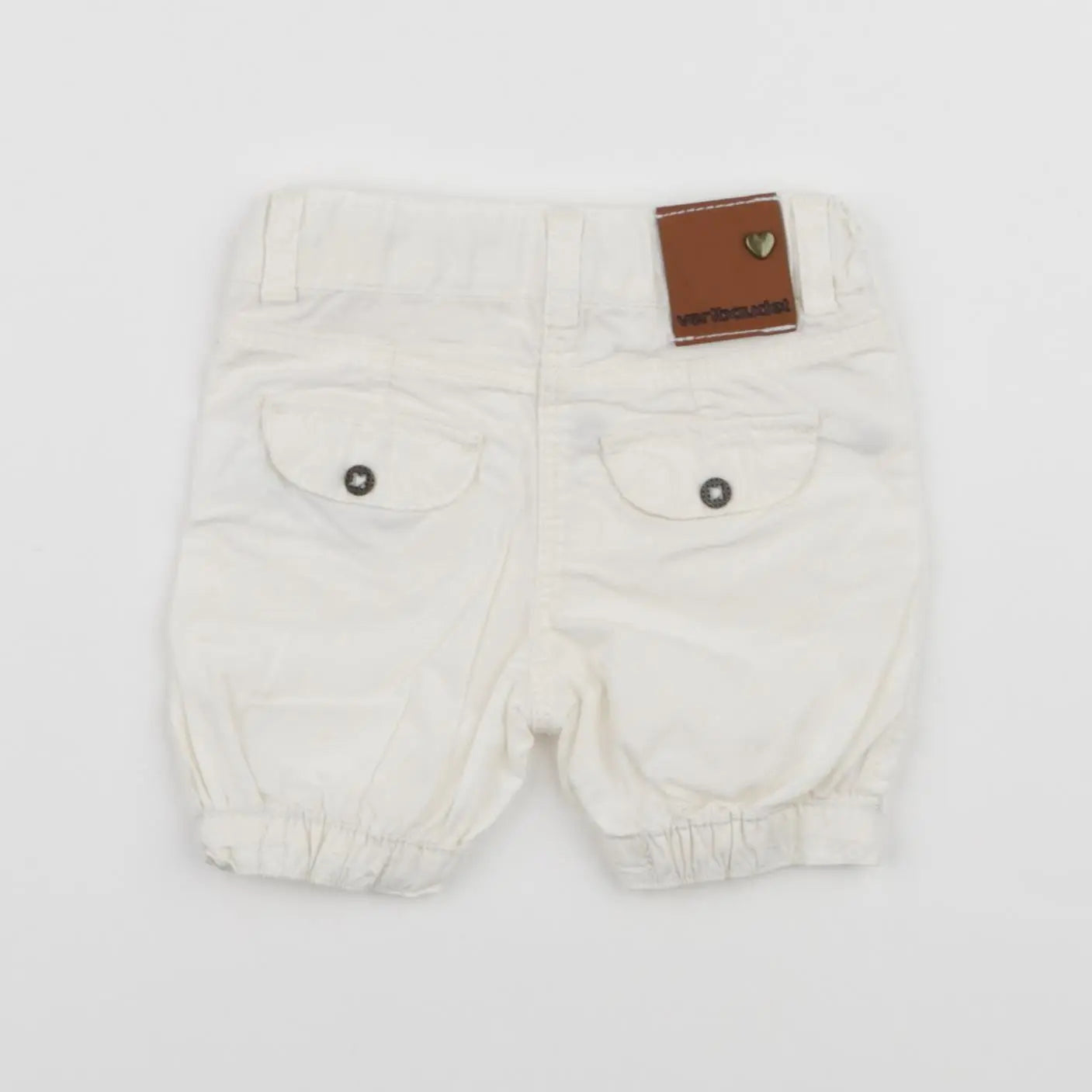 Vertbaudet - short blanc - 3 mois