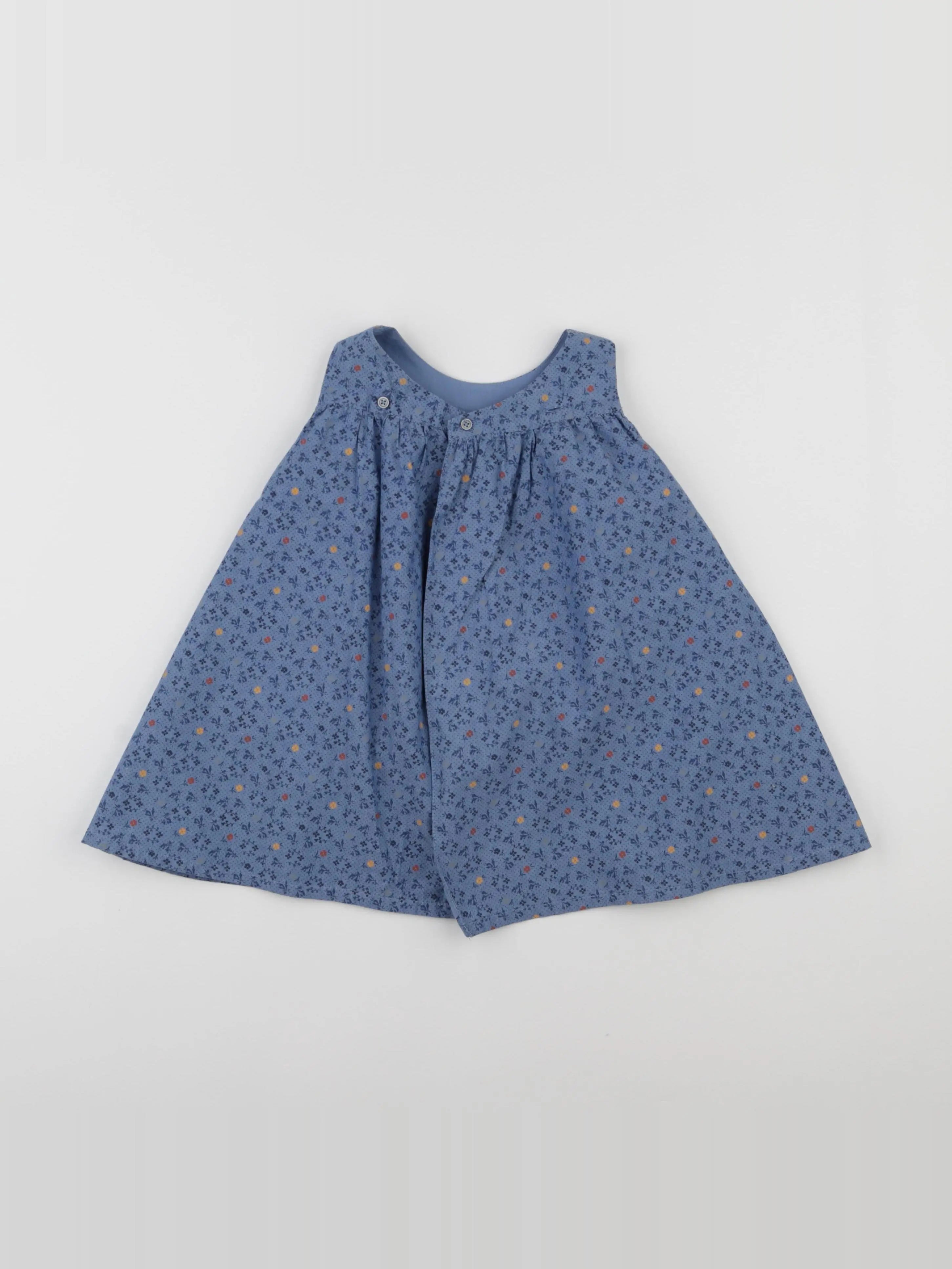 Boutchou - robe bleu - 12 mois
