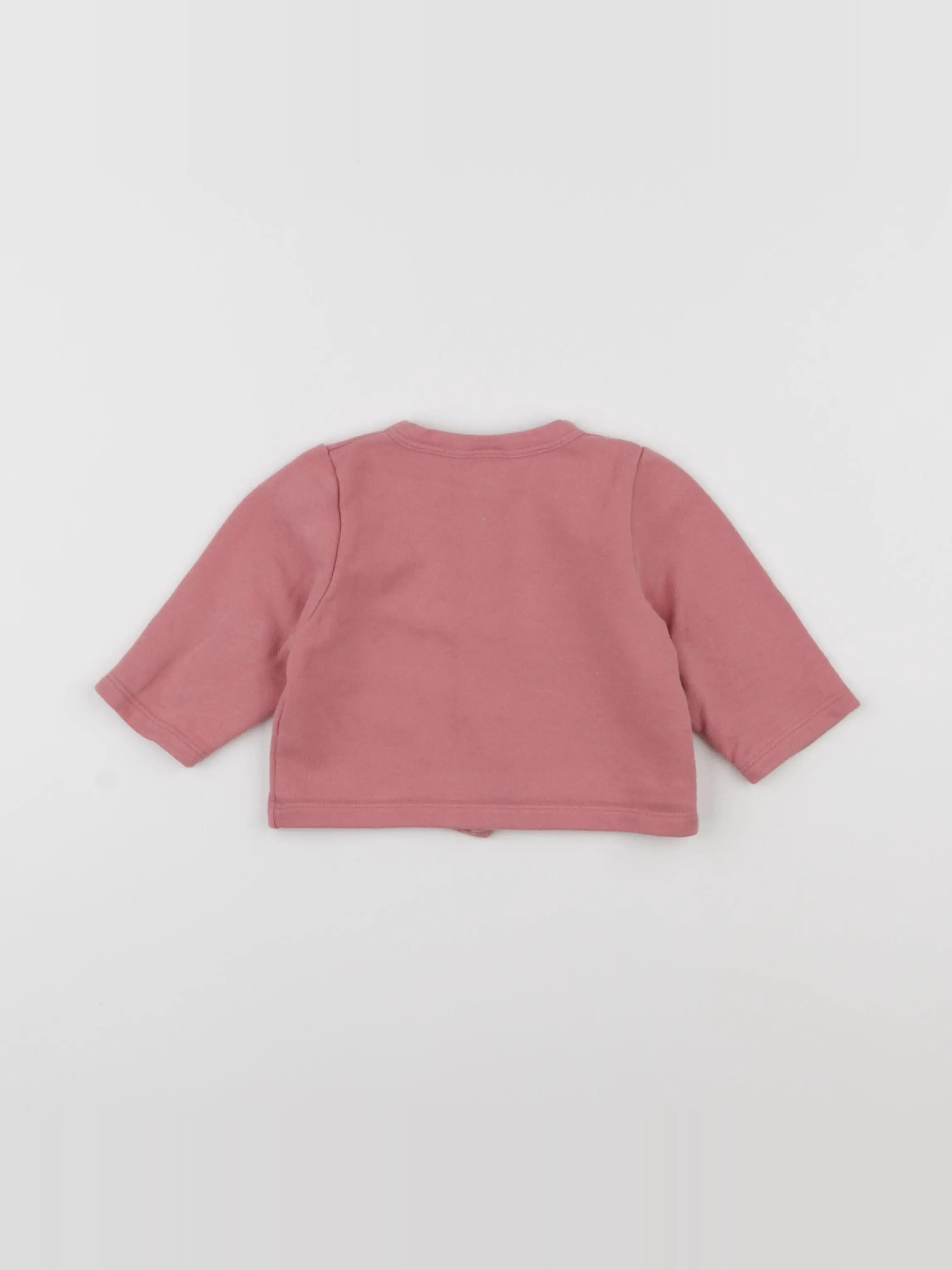 Petit Bateau - sweat rose - 6 mois