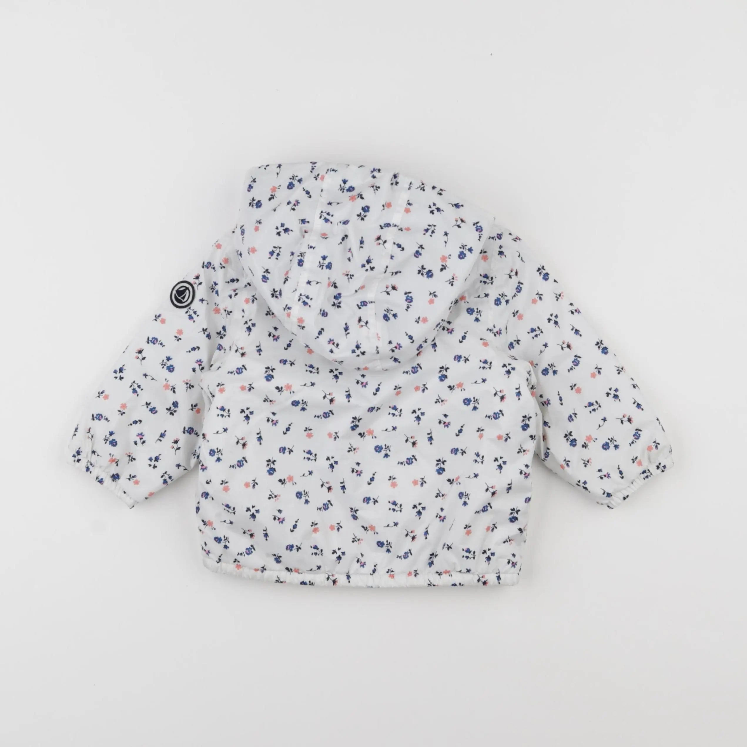 Petit Bateau - imperméable blanc - 12 mois