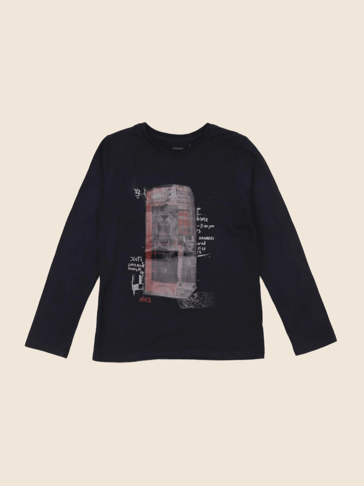 IKKS - tee-shirt bleu - 8 ans