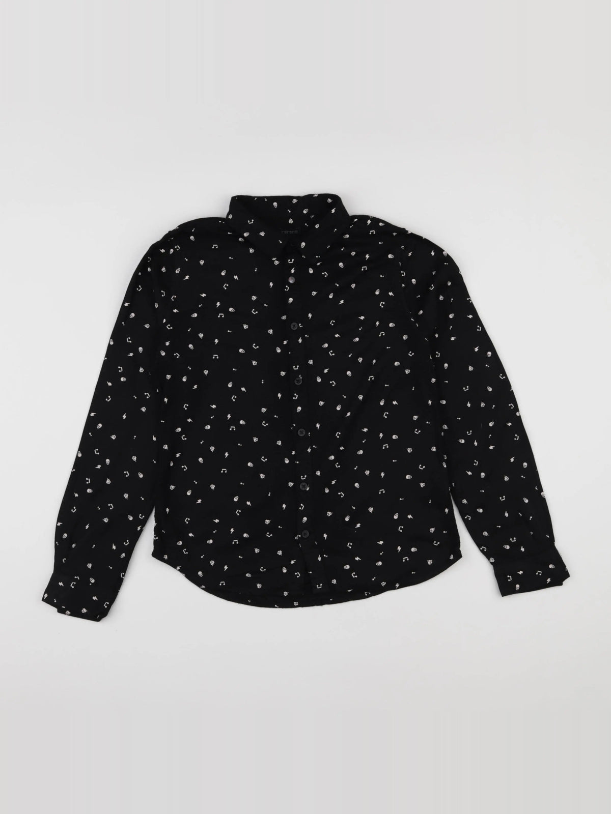 IKKS - chemise noir - 10 ans