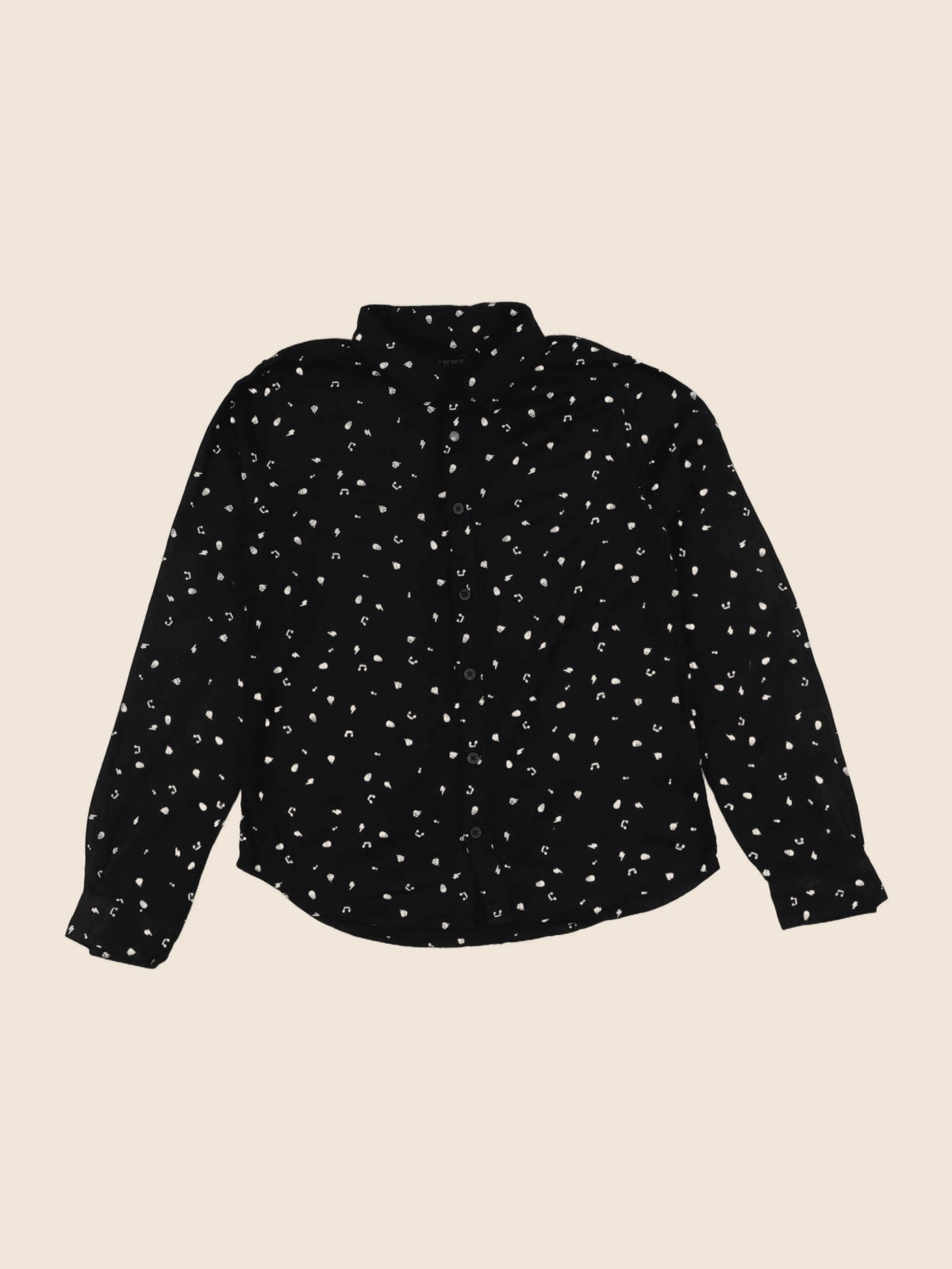 IKKS - chemise noir - 10 ans