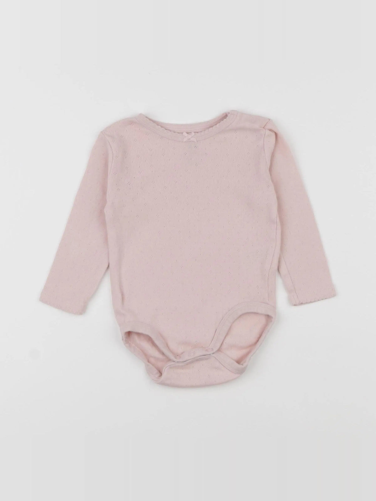 H&M - body rose - 3/6 mois