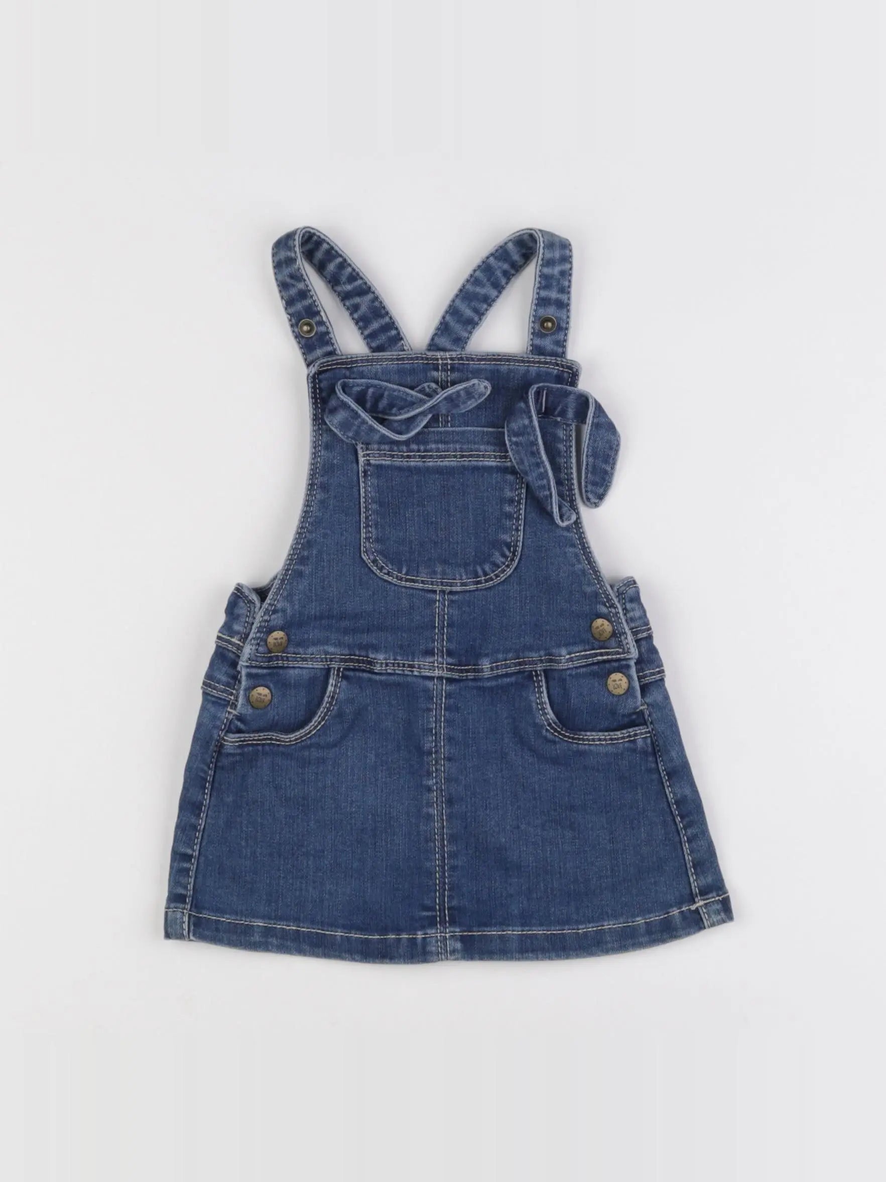 Tape à l'oeil - robe bleu - 12 mois