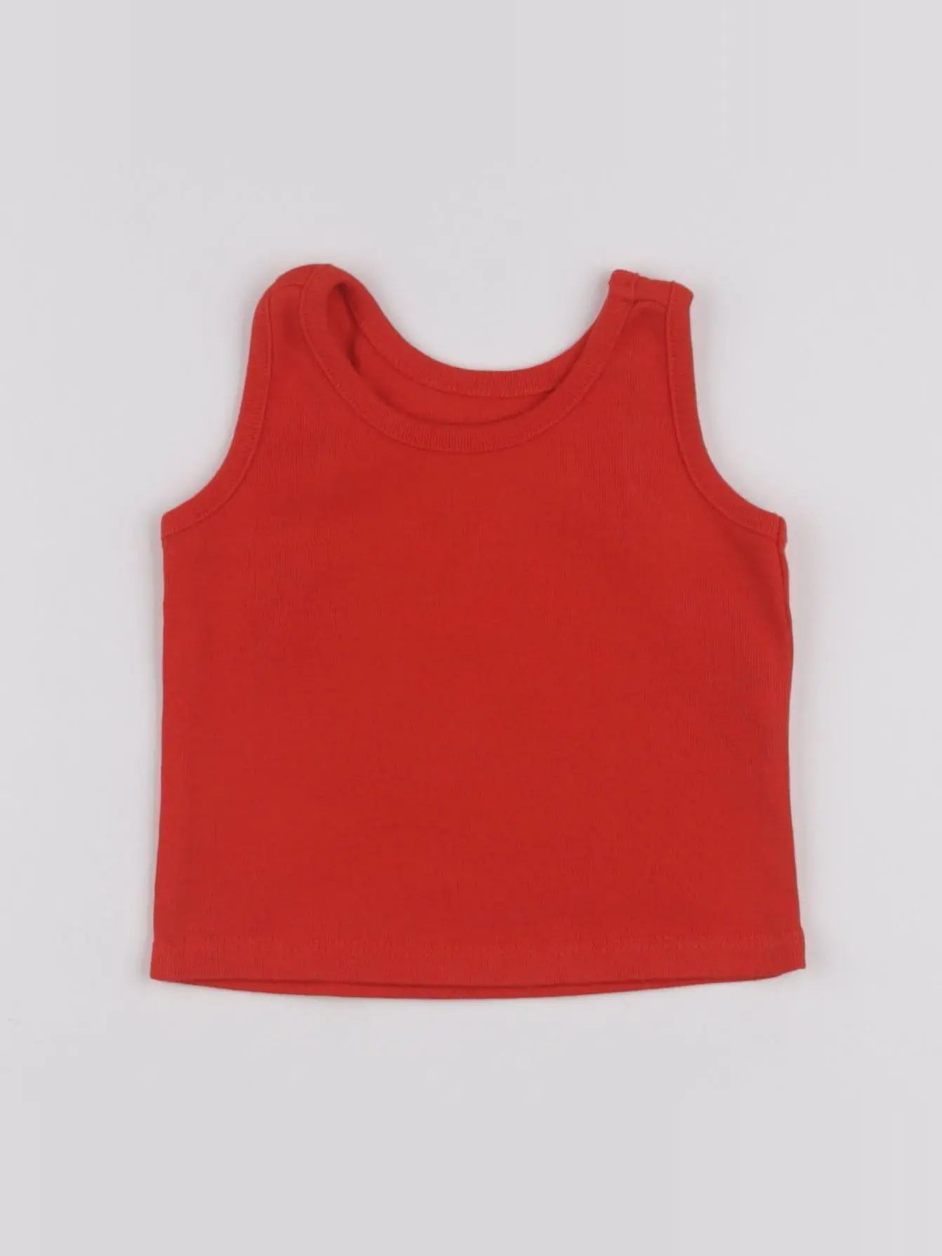 Elémentaire - débardeur rouge - 6/12 mois