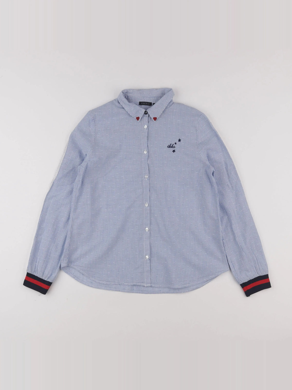 IKKS - chemise bleu - 10 ans
