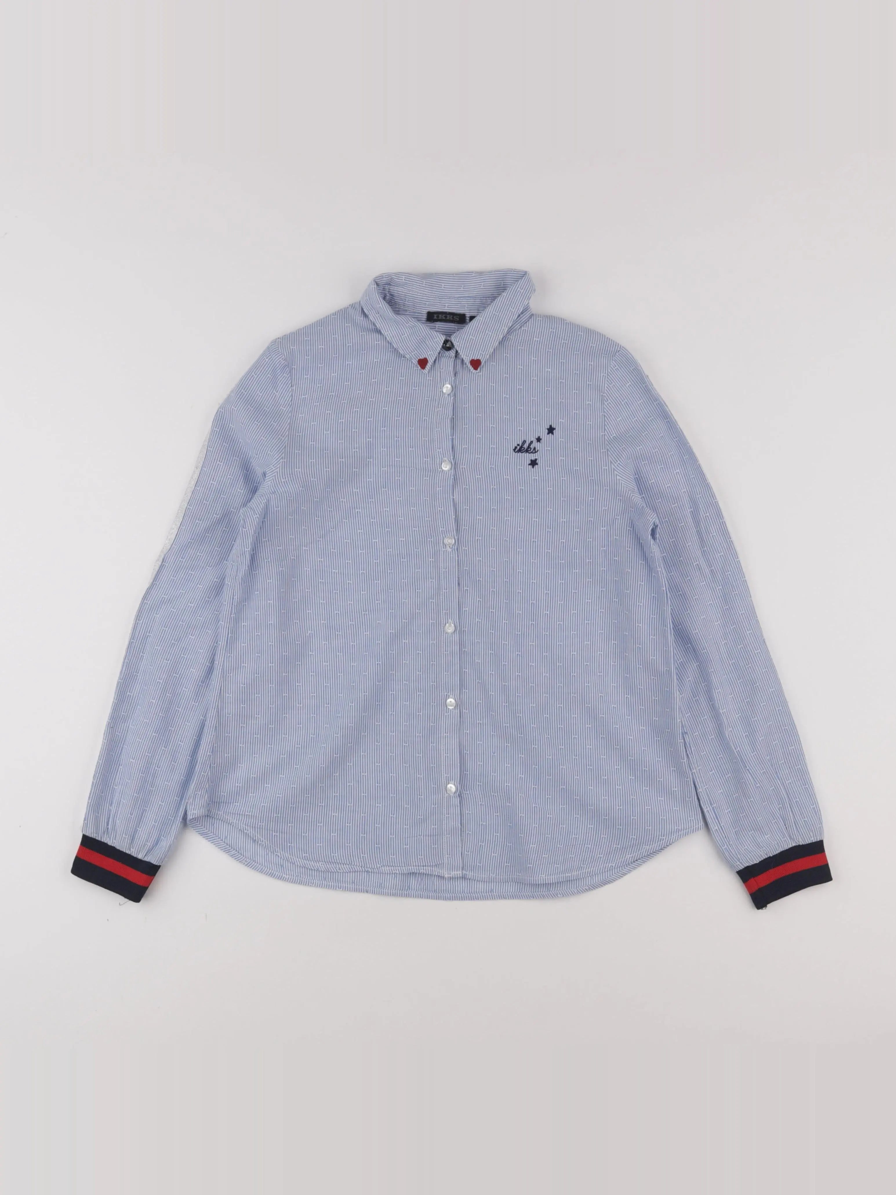 IKKS - chemise bleu - 10 ans