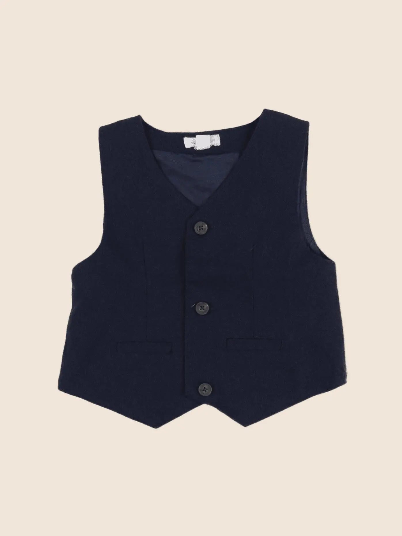 Vertbaudet - gilet bleu - 9 mois
