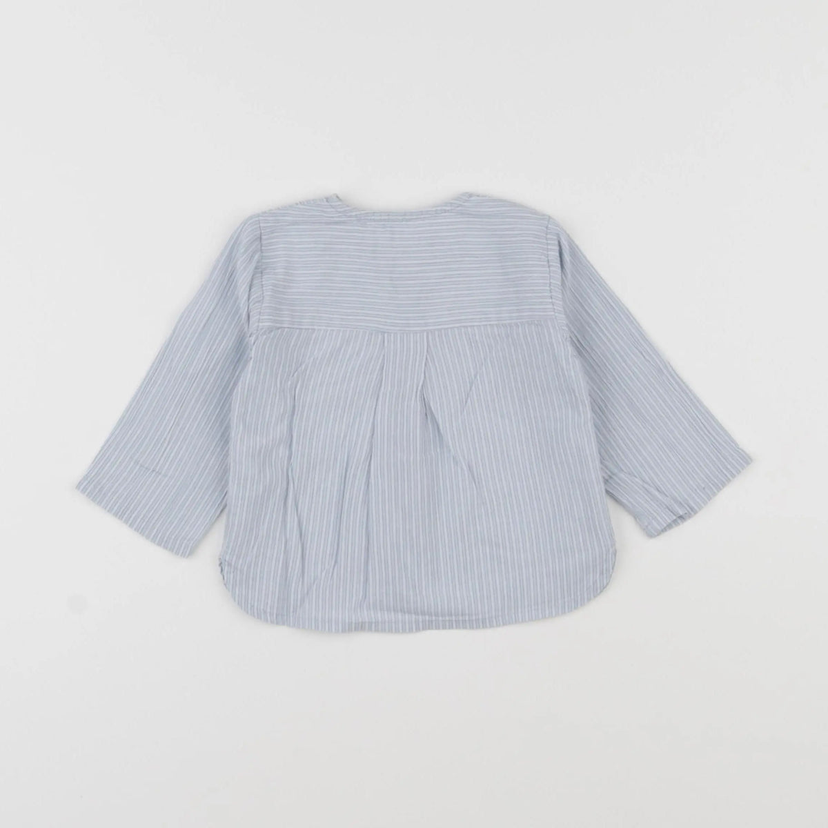 Louis Louise - chemise bleu, blanc - 6 mois
