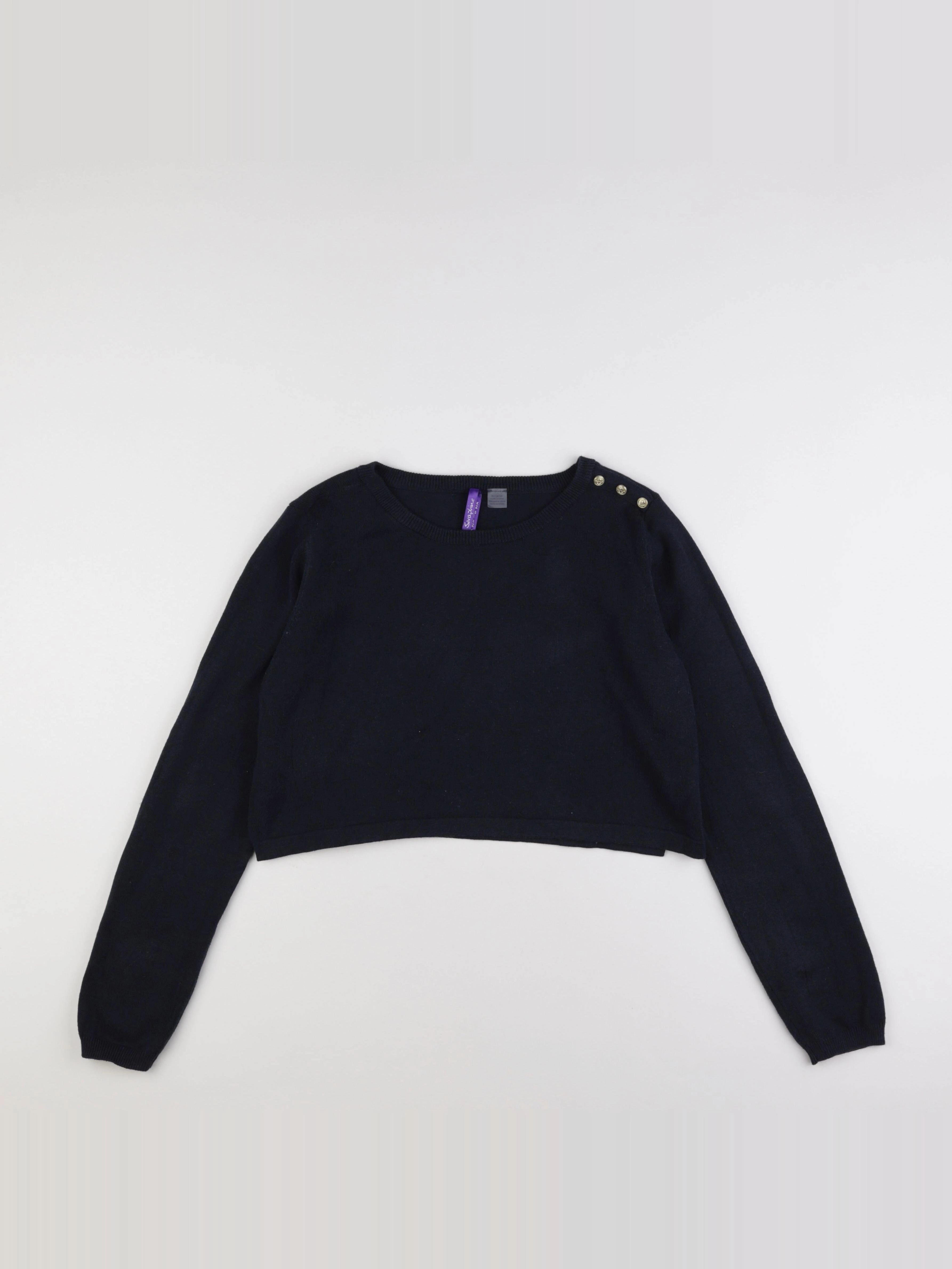 Seraphine - pull court grossesse bleu - 42