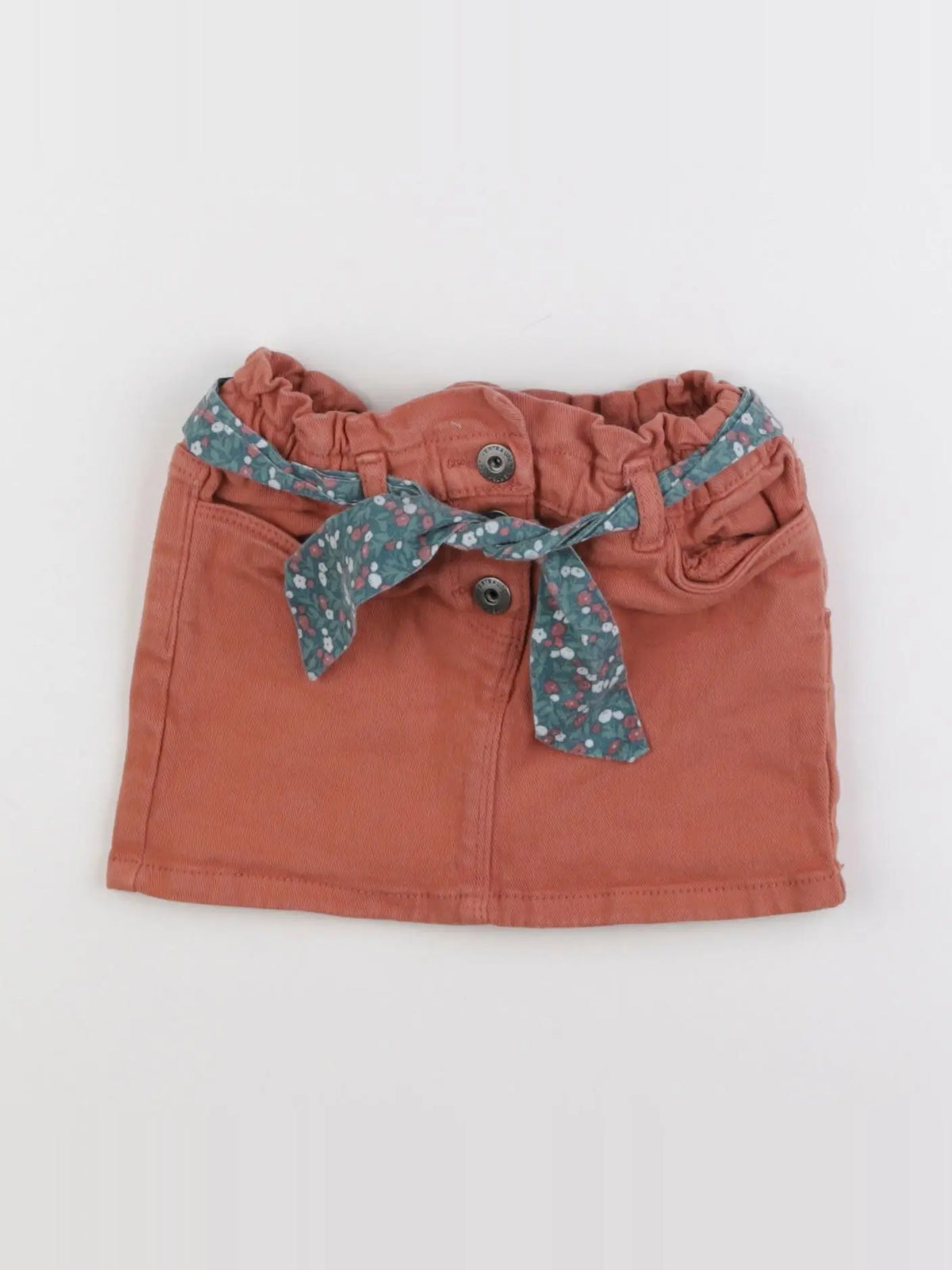 Vertbaudet - jupe rouge - 2 ans