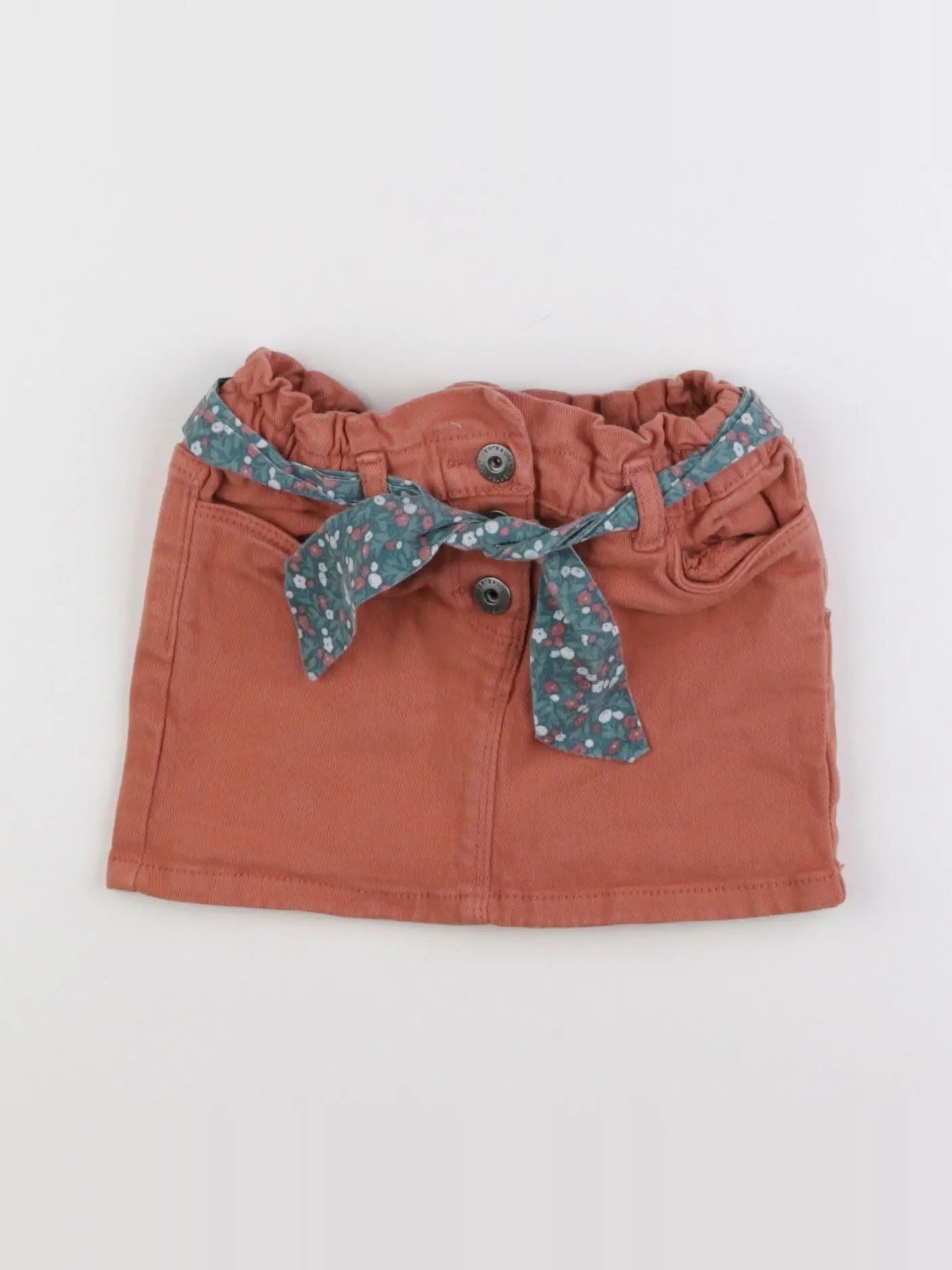 Vertbaudet - jupe rouge - 2 ans
