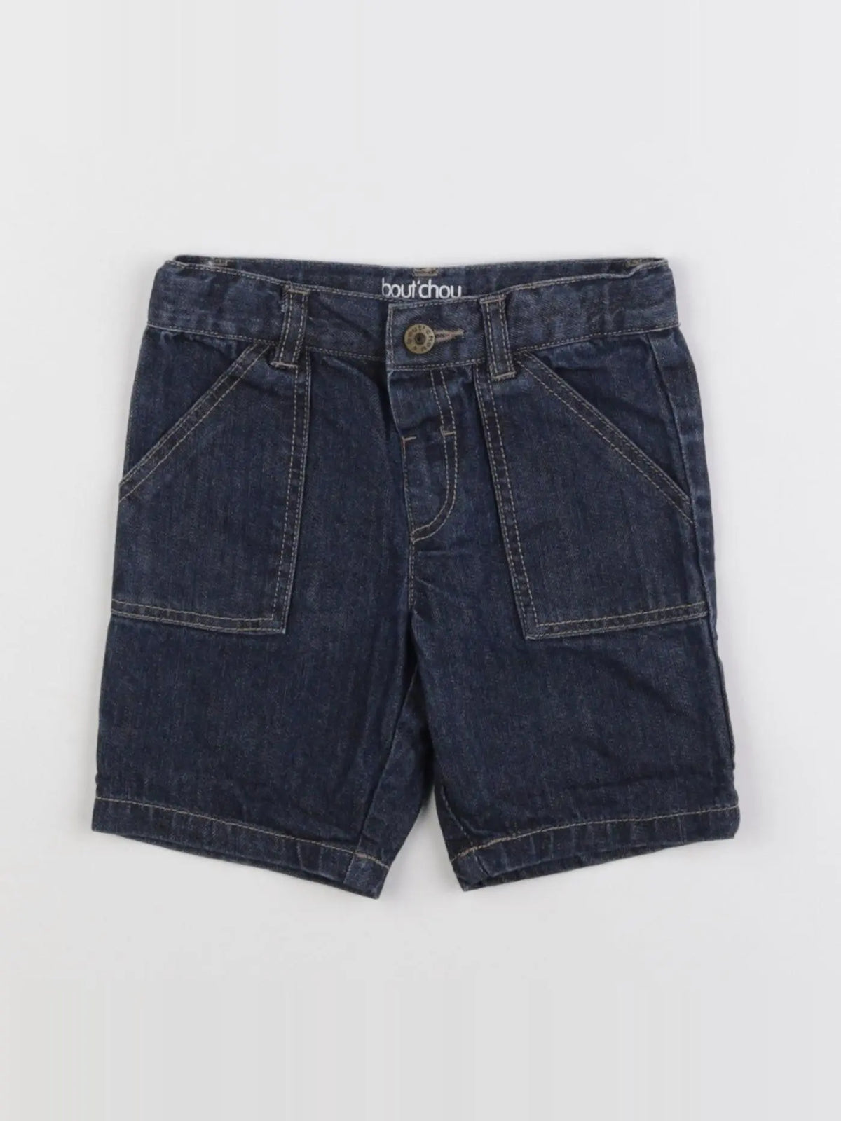 Boutchou - pantacourt bleu - 12 mois