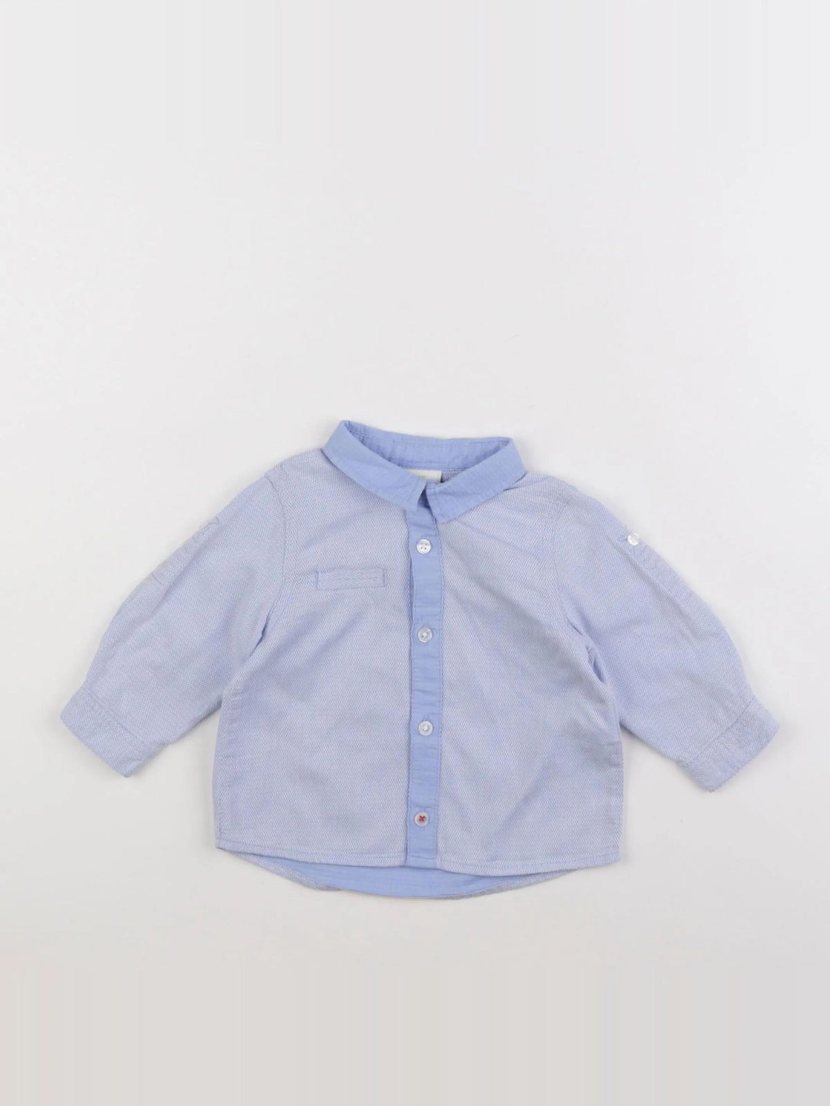 Tape à l'oeil - chemise bleu - 6 mois