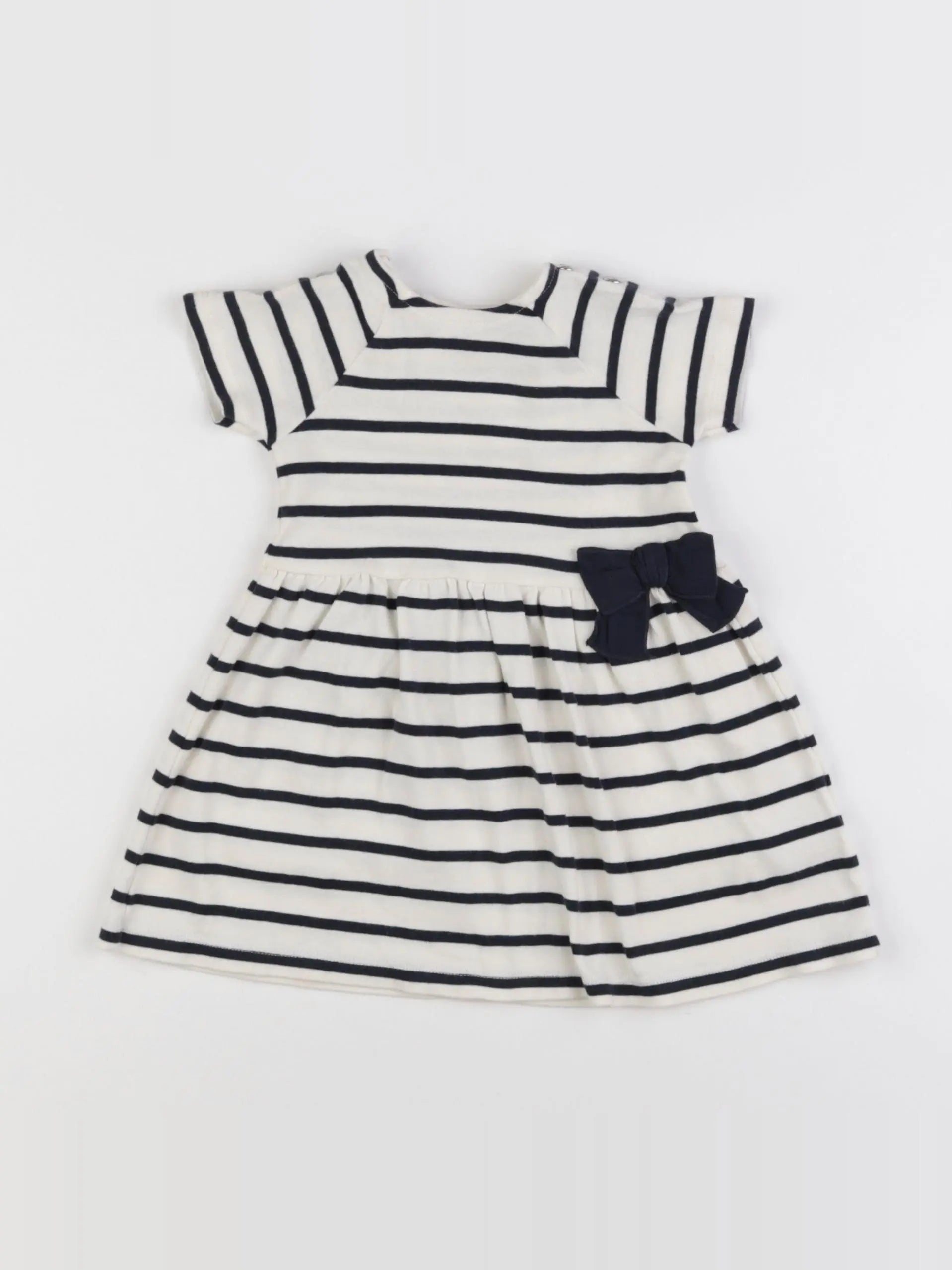 Petit Bateau - robe multicolore - 12 mois