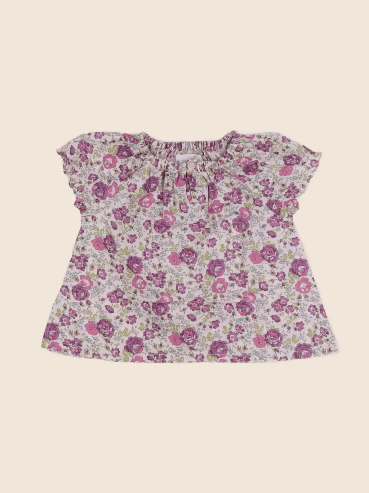 Jacadi - blouse liberty rose - 12 mois