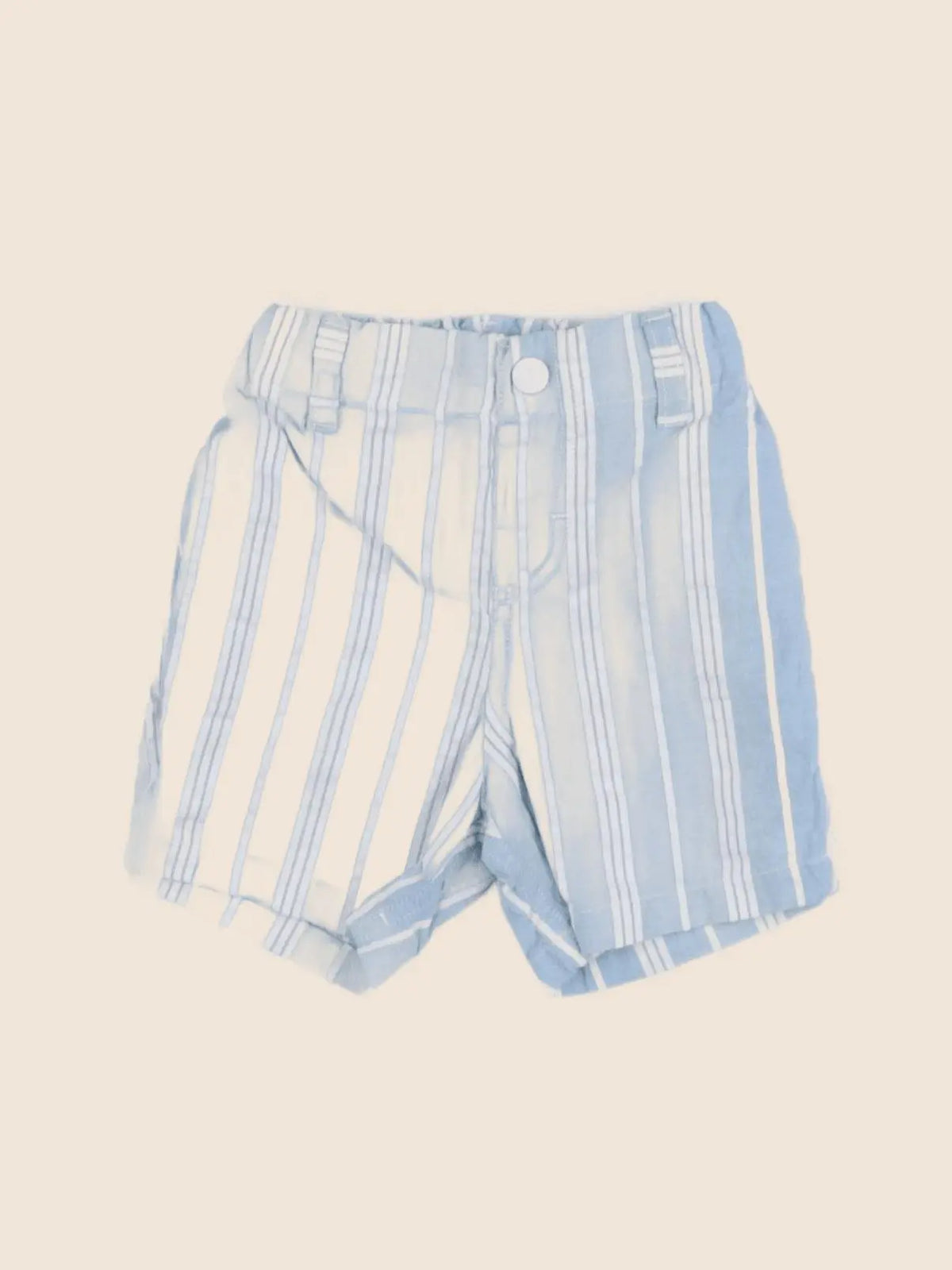 Petit Bateau - short bleu - 6 mois