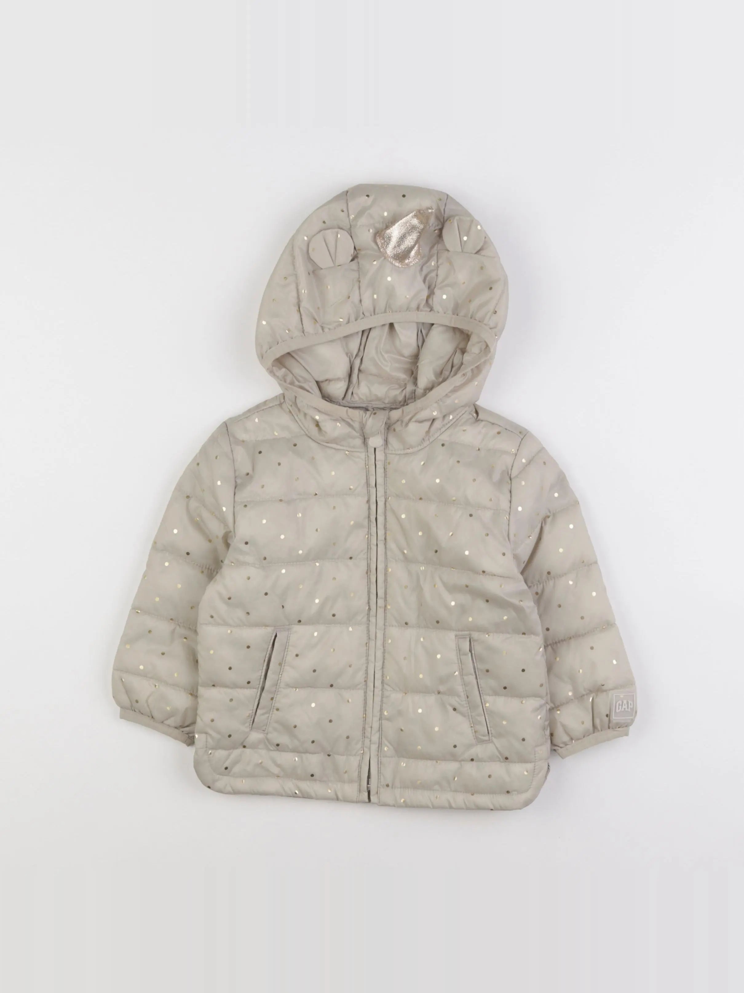GAP - doudoune beige - 12/18 mois