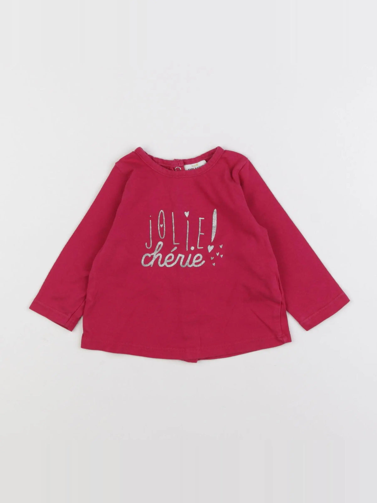 Tape à l'oeil - tee-shirt rose - 6 mois