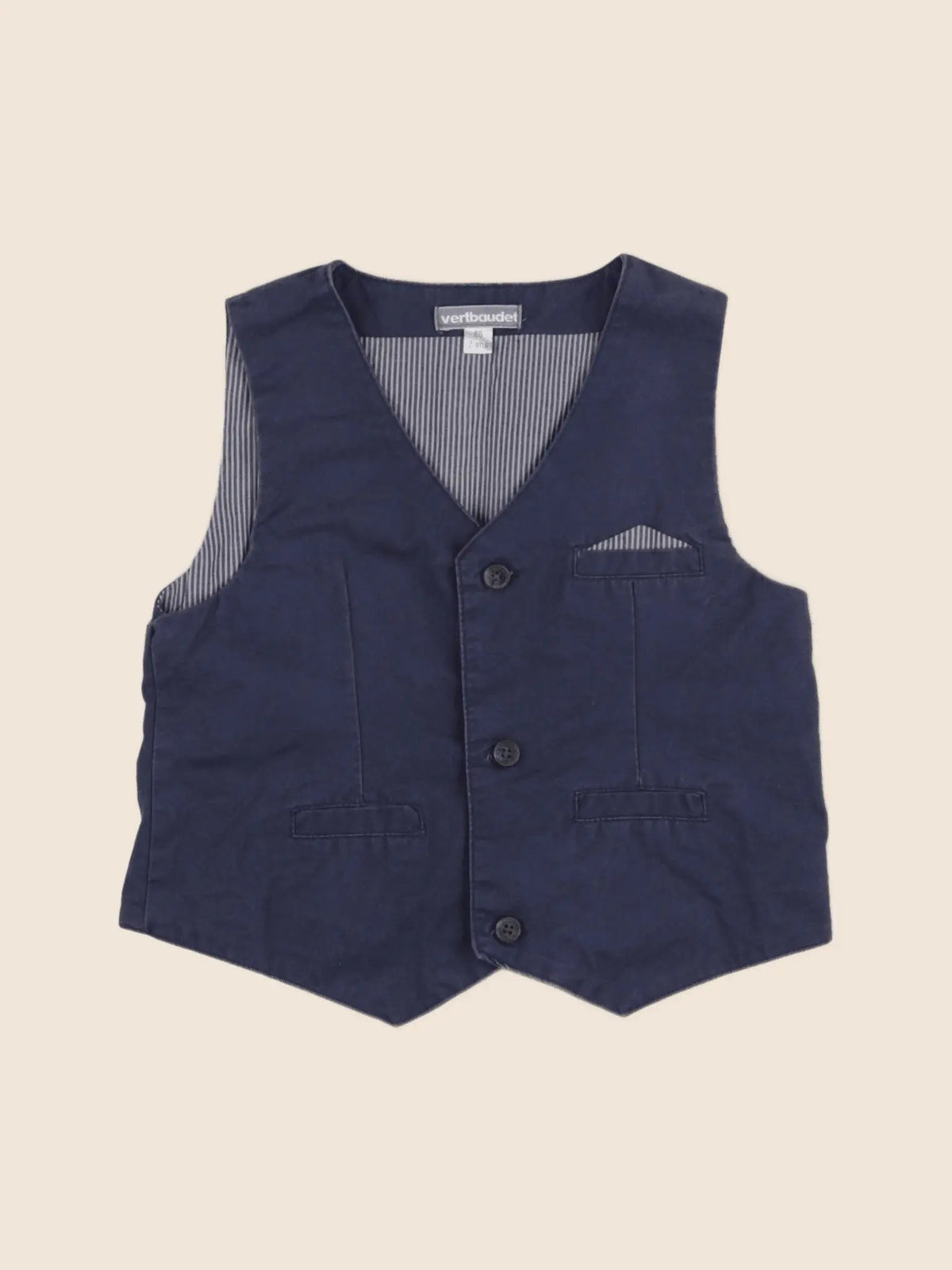 Vertbaudet - gilet bleu - 2 ans