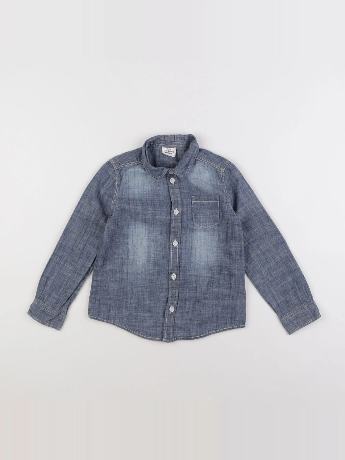 Tape à l'oeil - chemise bleu - 4 ans