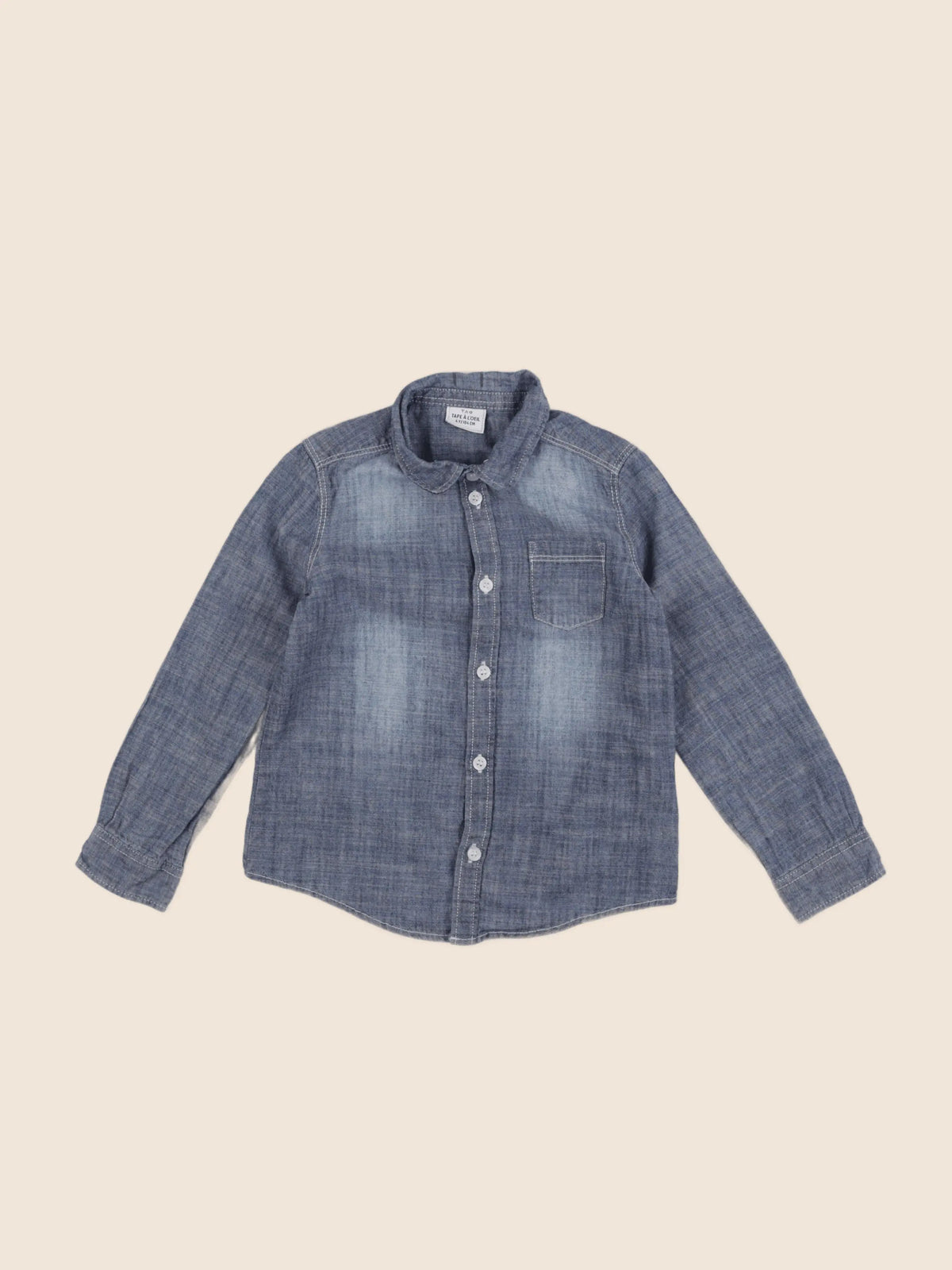 Tape à l'oeil - chemise bleu - 4 ans