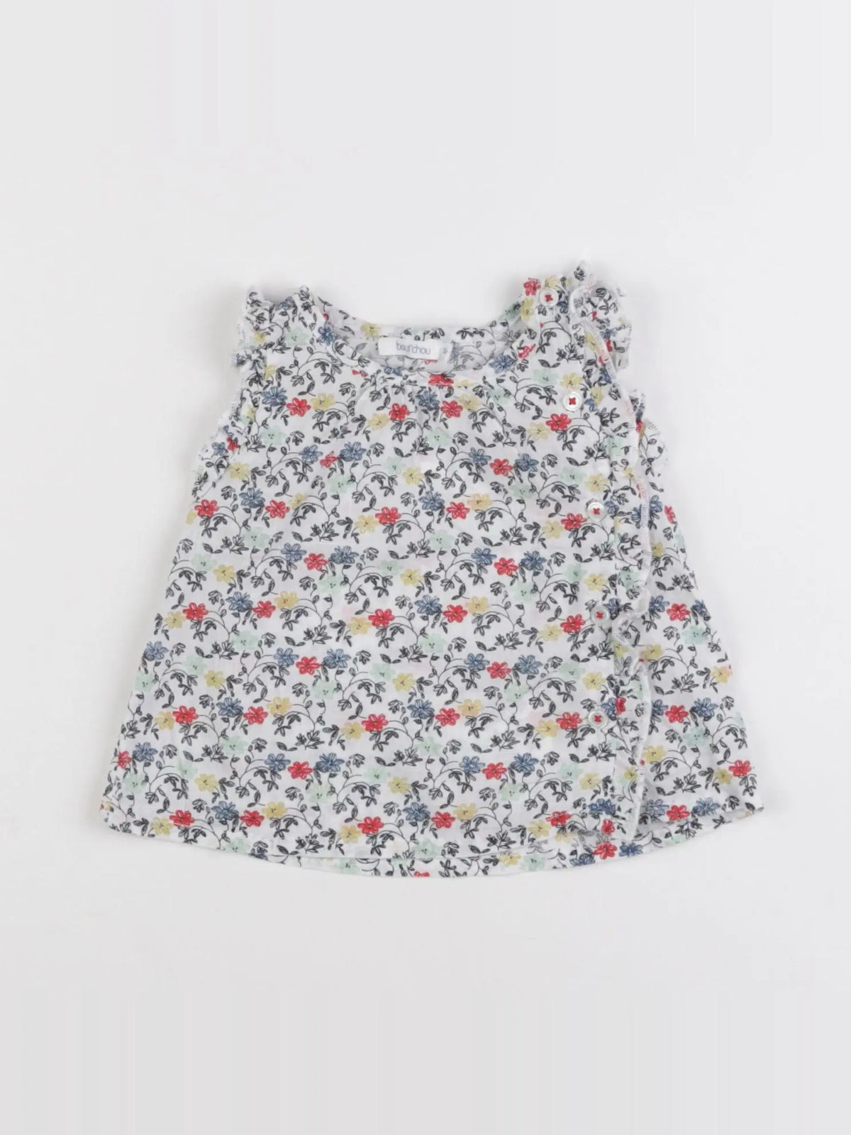 Boutchou - blouse multicolore - 3 mois