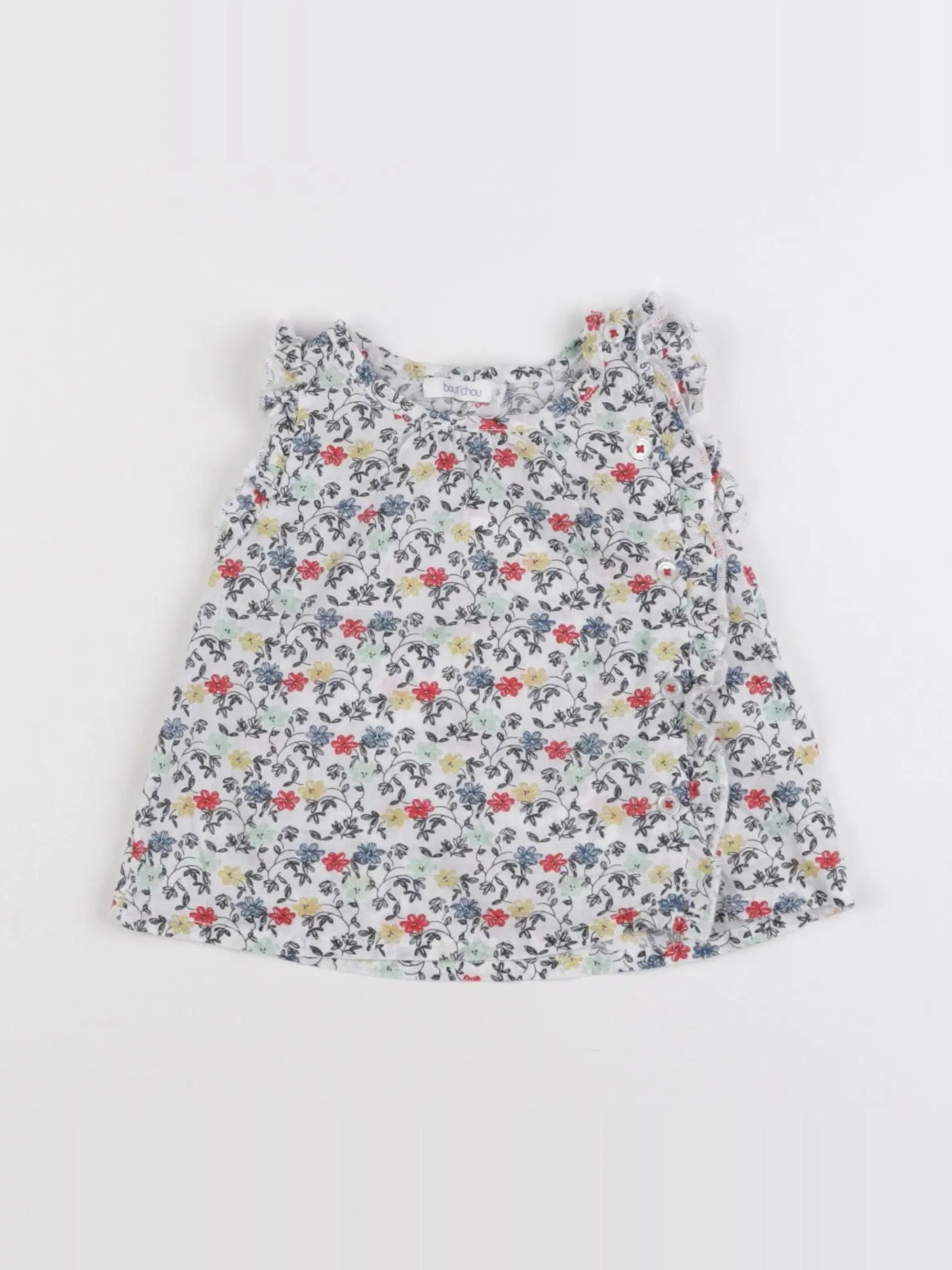 Boutchou - blouse multicolore - 3 mois