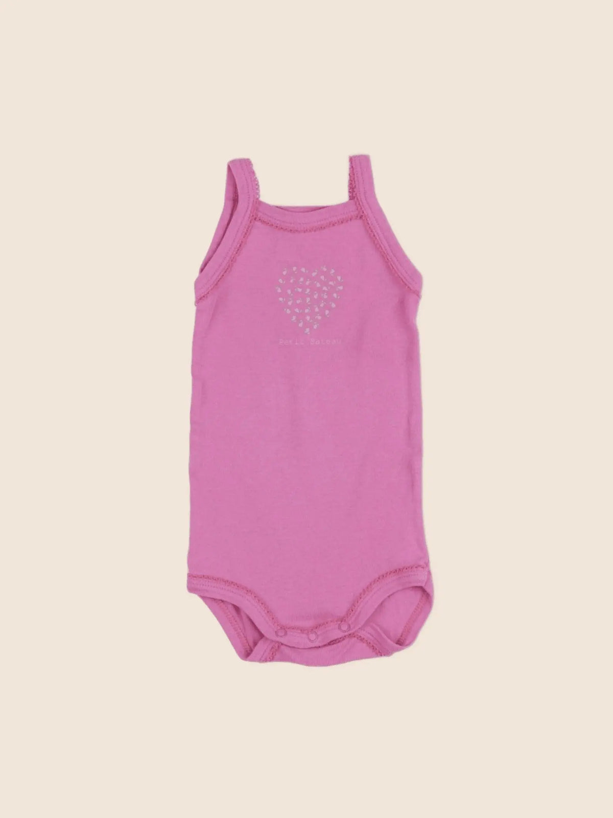 Petit Bateau - body rose - 3 mois