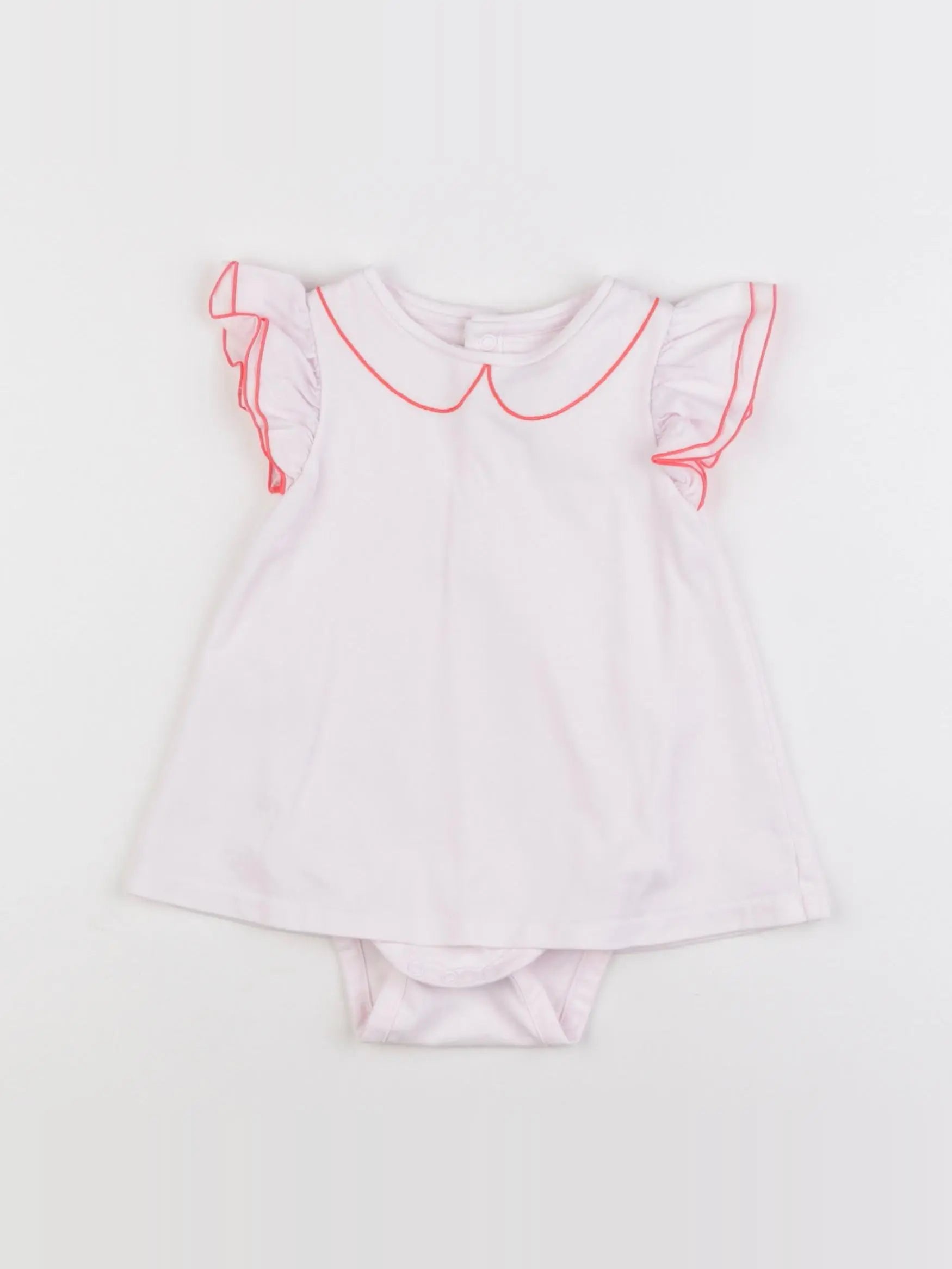 Jacadi - body robe rose - 6 mois