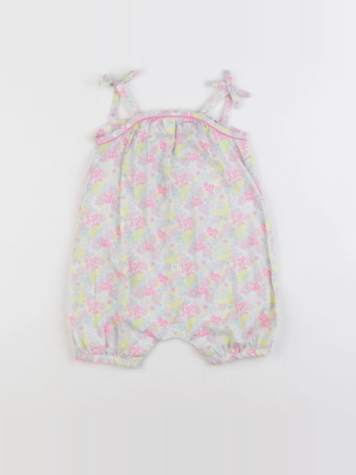 Petit Bateau - combinaison multicolore - 6 mois