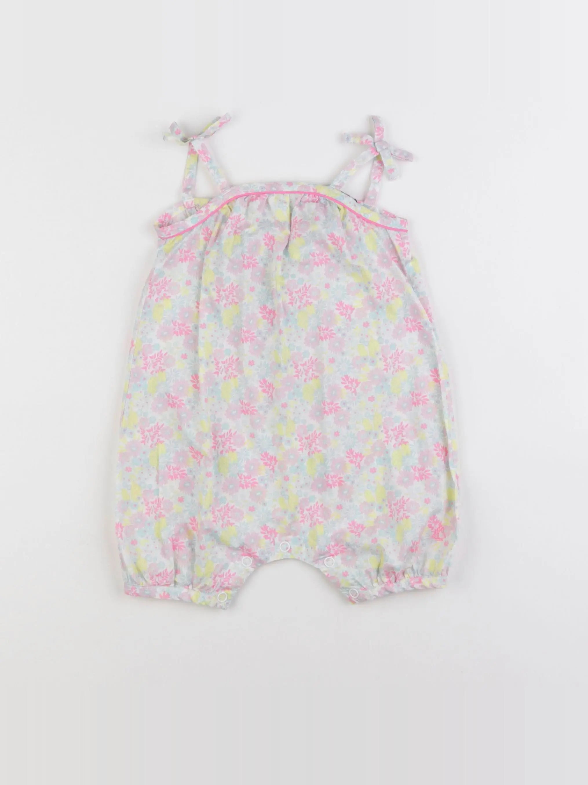 Petit Bateau - combinaison multicolore - 6 mois