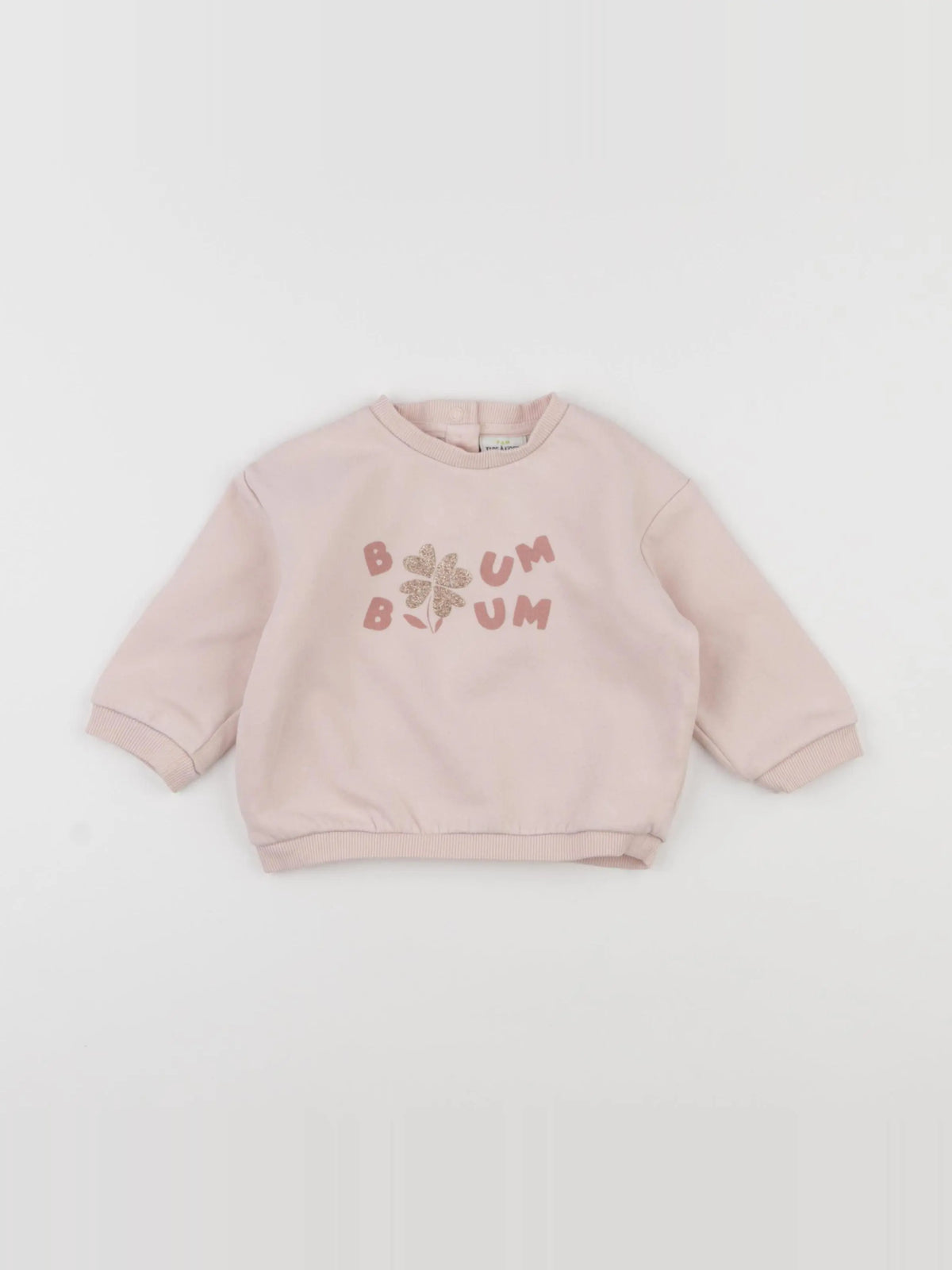 Tape à l'oeil - sweat rose - 9 mois