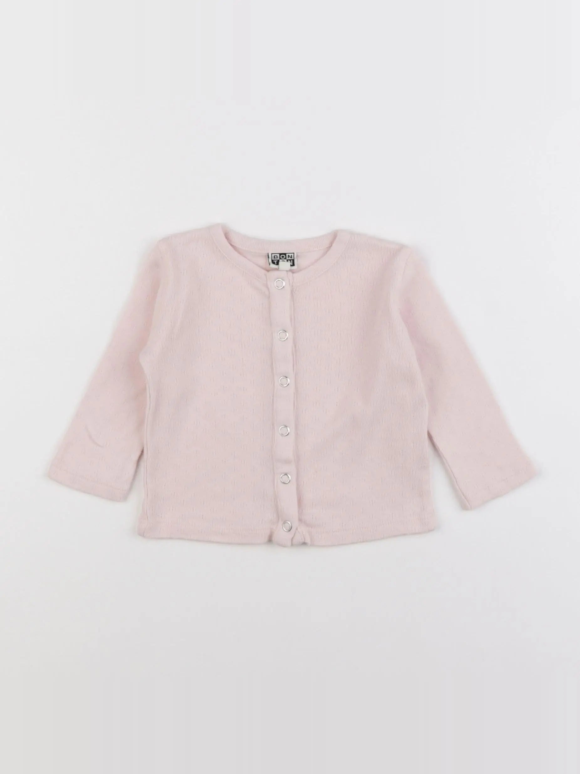 Bonton - tee-shirt rose - 6 mois