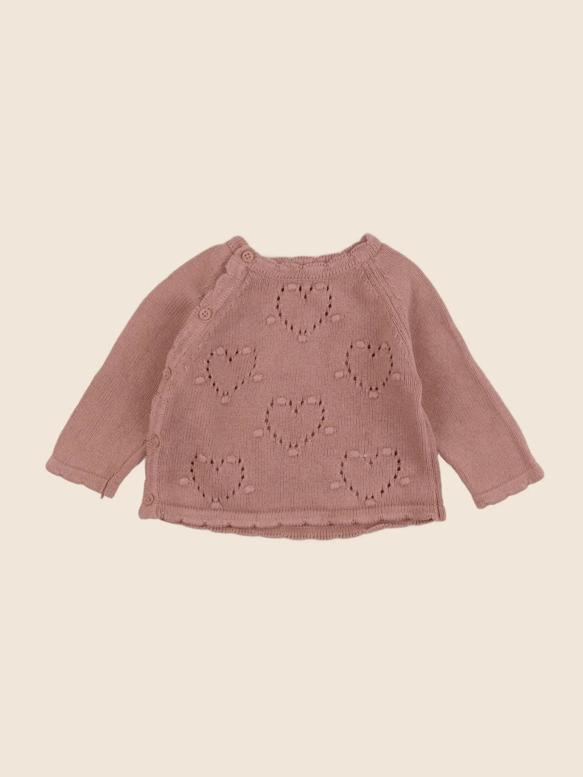 Vertbaudet - pull rose - 6 mois