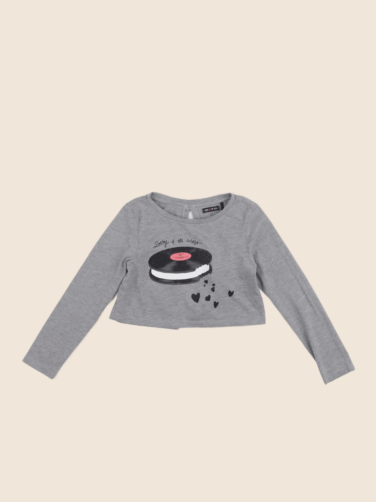 IKKS - tee-shirt gris - 8 ans
